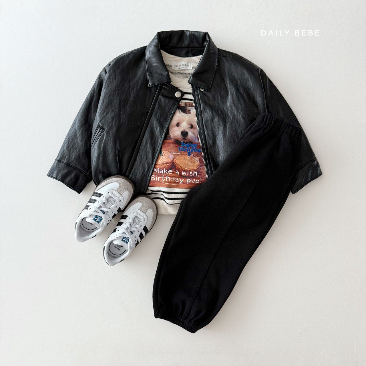 (In-stock) Daily Bebe - Kids’ Seamline Jogger Pants 절개조거팬츠 (5 Colors)