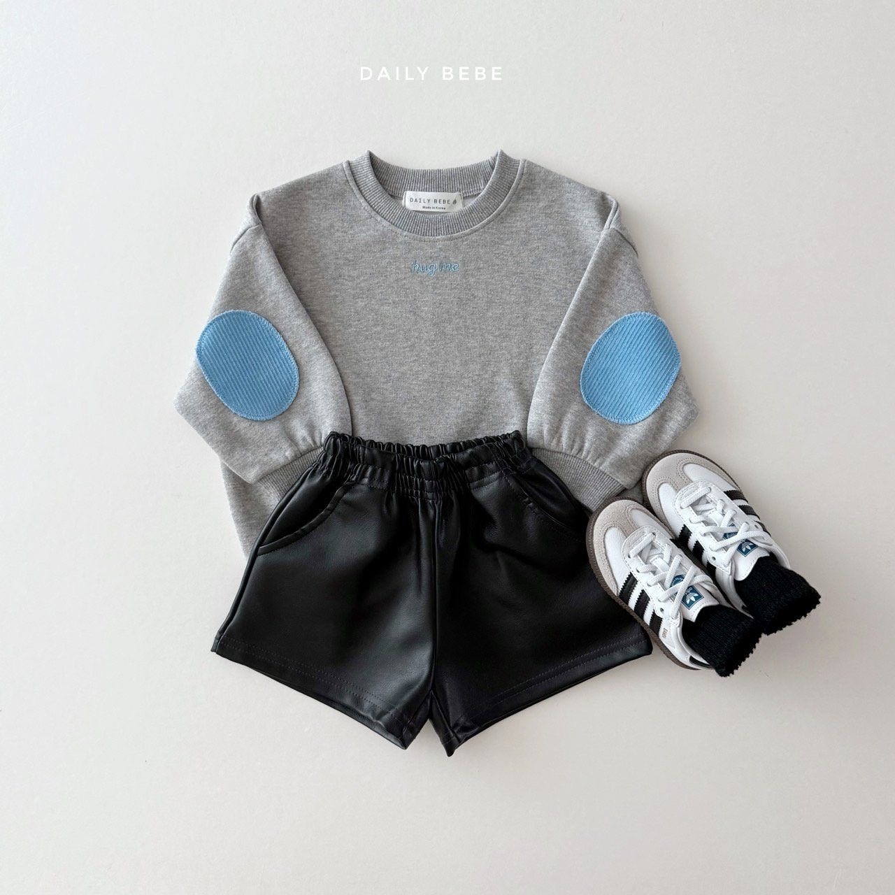 (Pre-order) Daily Bebe - Kids' Hug Me Sweatshirt 허그미 맨투맨 (3 Colors)