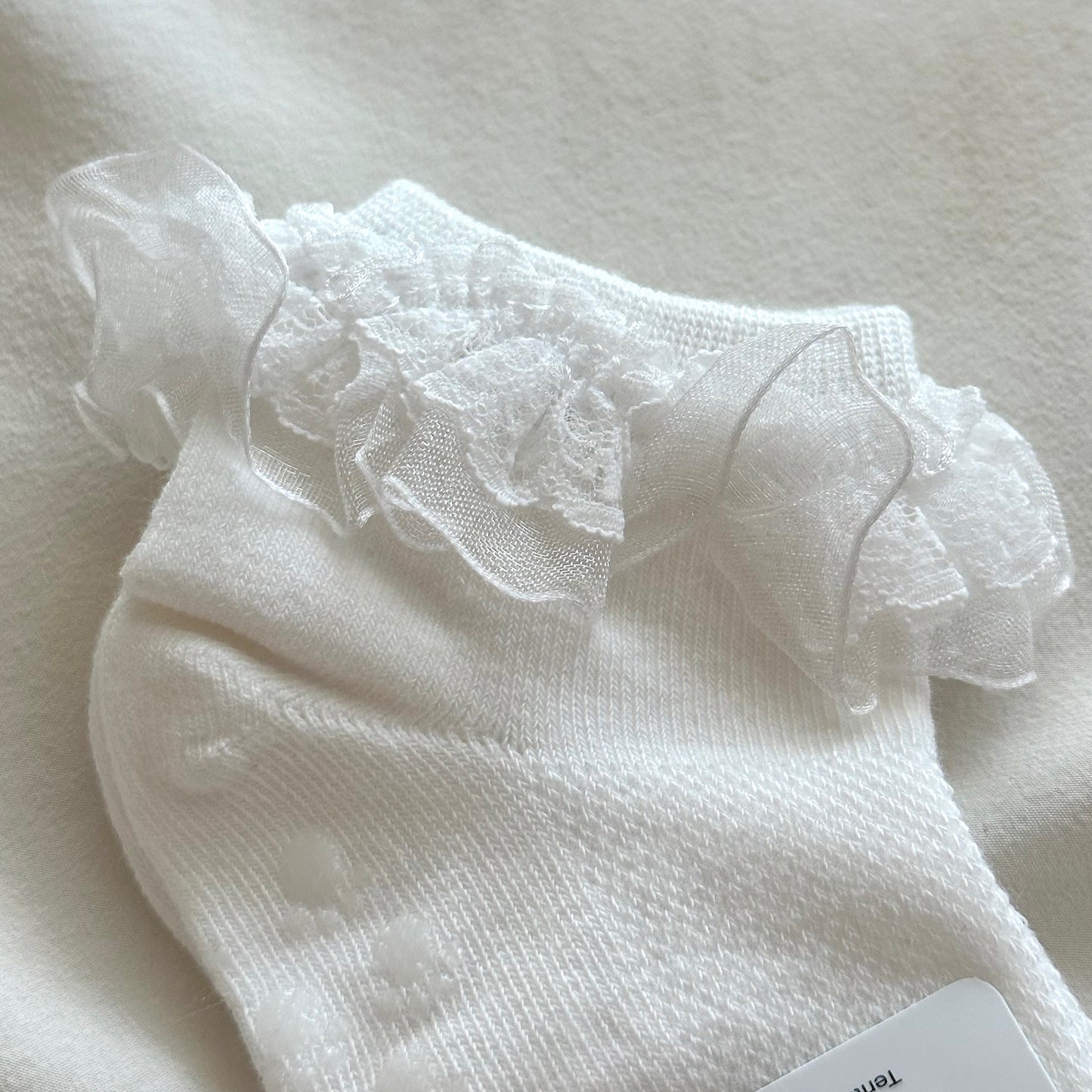 (Ten-Toe) Kids’ Angel Lace Socks (1-pack)
