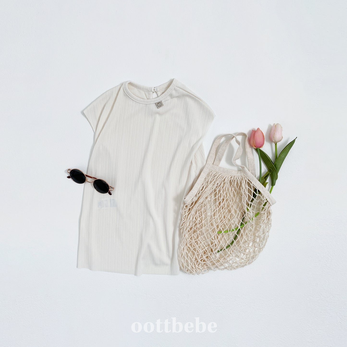 (Pre-order) OOTTBEBE - Bali Pleats Dress 발리플리츠원피스 (4 Colors)