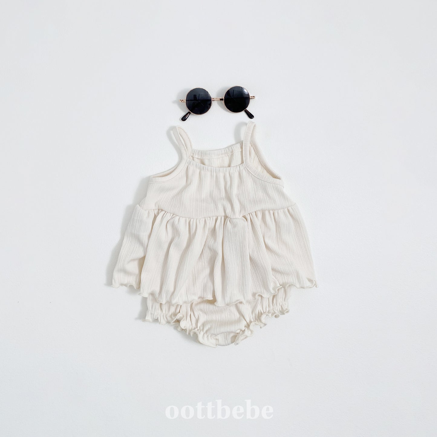 (Pre-order) OOTTBEBE - Bali Tank Suit + Bloomer Set 발리나시슈트+블루머세트 (4 Colors)