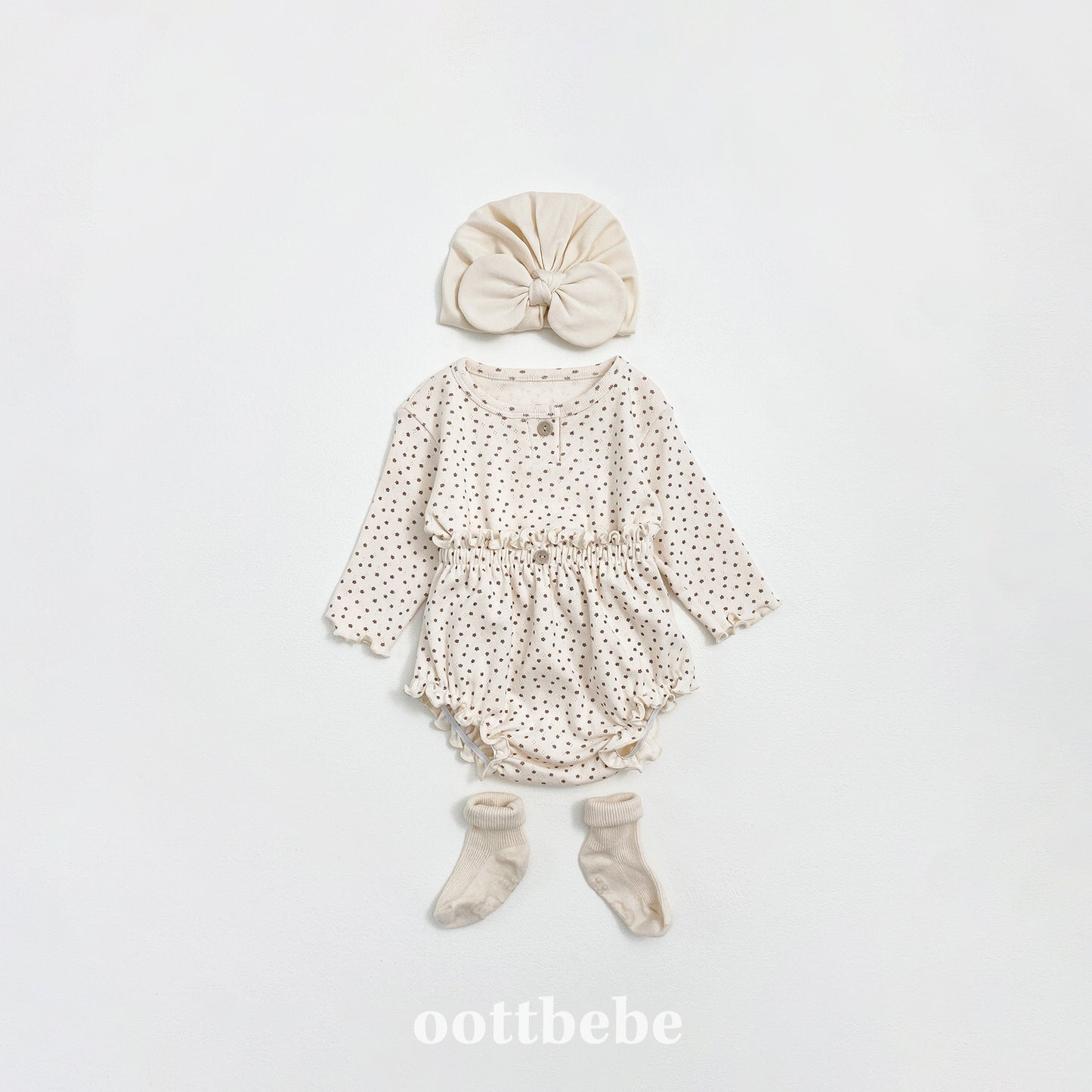 (Pre-order) OOTTBEBE - Star Candy Bloomer Set 별사탕블루머Set (2 Colors)