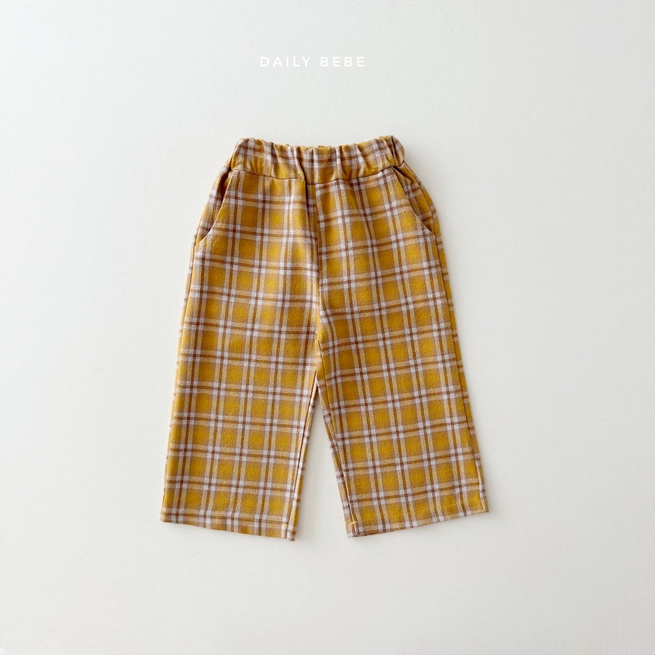 (Pre-order) Daily Bebe - Kids' Check School Pants 체크 스쿨 팬츠 (2 Colors)