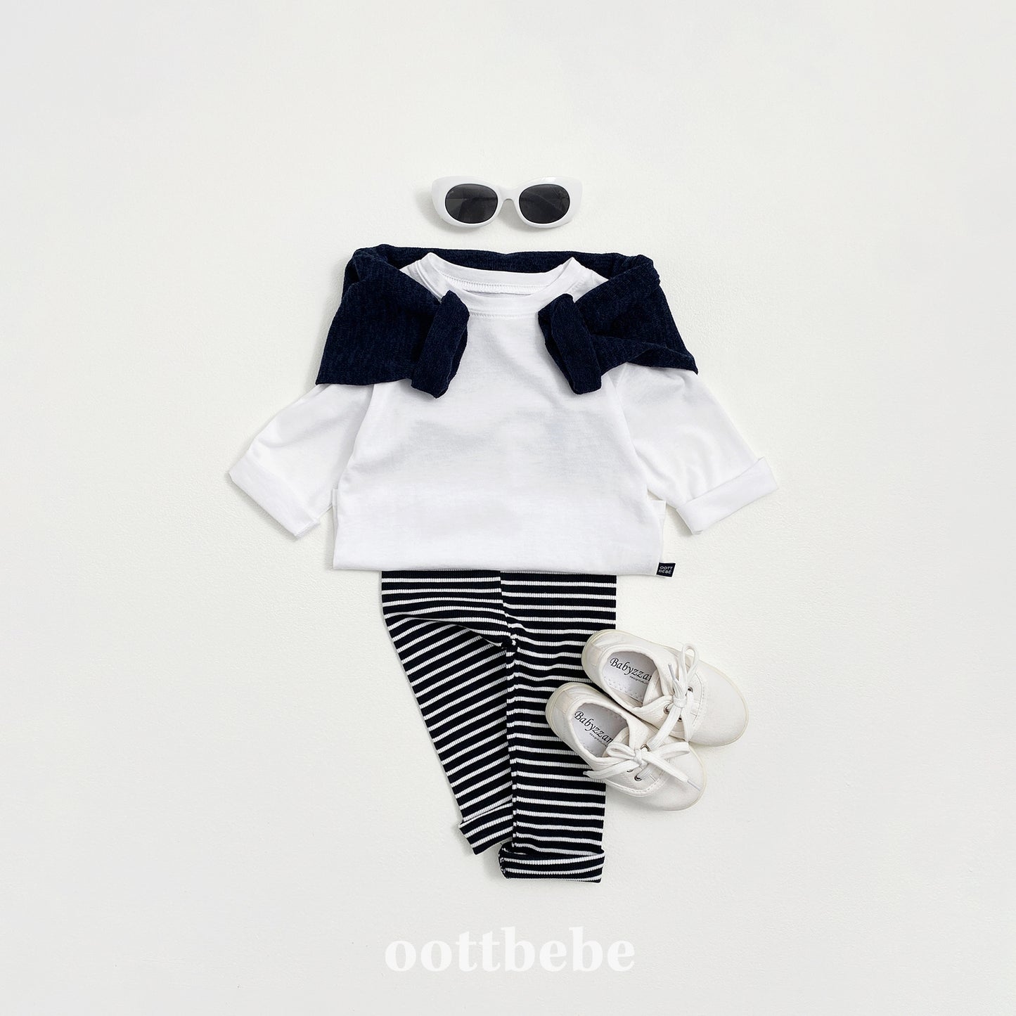 (Pre-order) OOTTBEBE - Simple Leggings 3-Piece Set 심플레깅스 1+1+1(3종세트) (2 Colors)