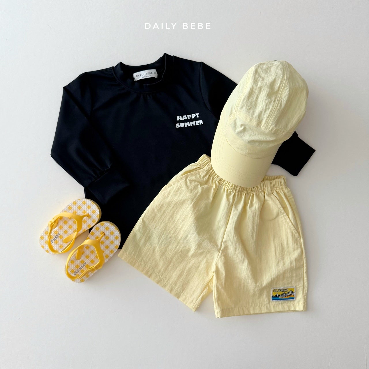 (Pre-order) Daily Bebe - Kids’ Loose Fit Water Tee 루즈핏 워터T (2 Colors)