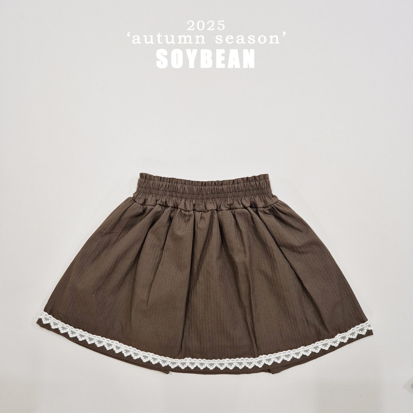 (Pre-order) Soybean Kids - Love Frill Skirt 러브스커트 (2 Colors)