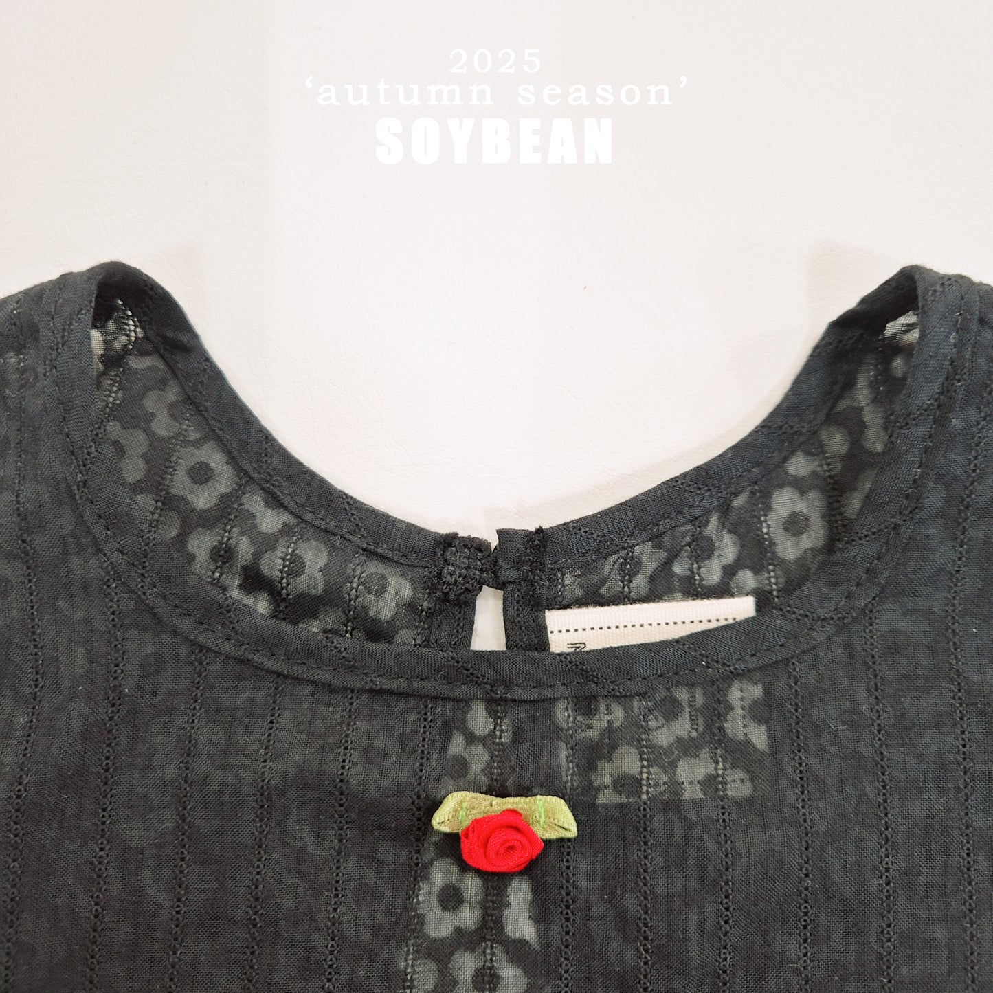 (Pre-order) Soybean Kids - Flower Lace Bustier 플라워뷔스티에 (2 Colors)