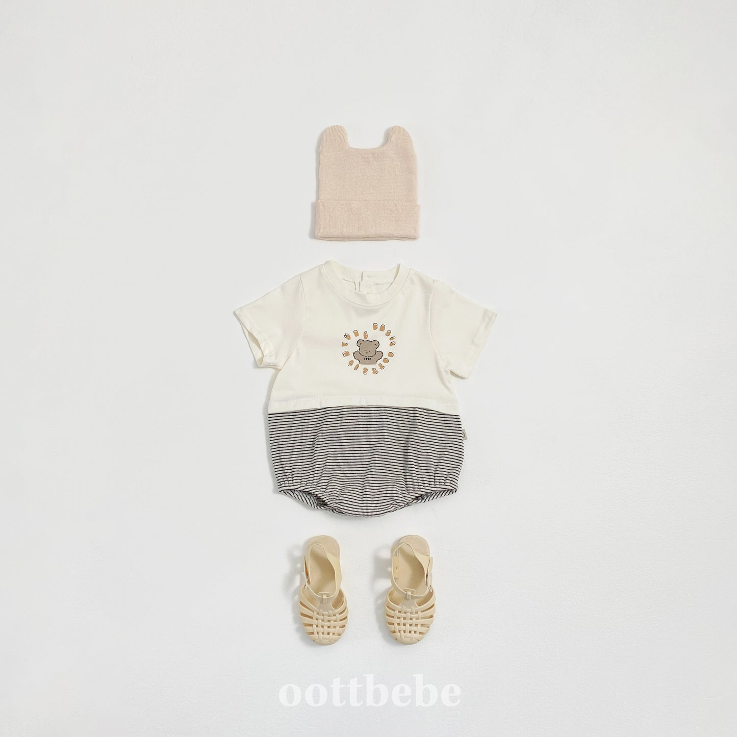 (Pre-order) OOTTBEBE - Otti Signature Bodysuit 오띠시그니쳐슈트 (2 Colors)