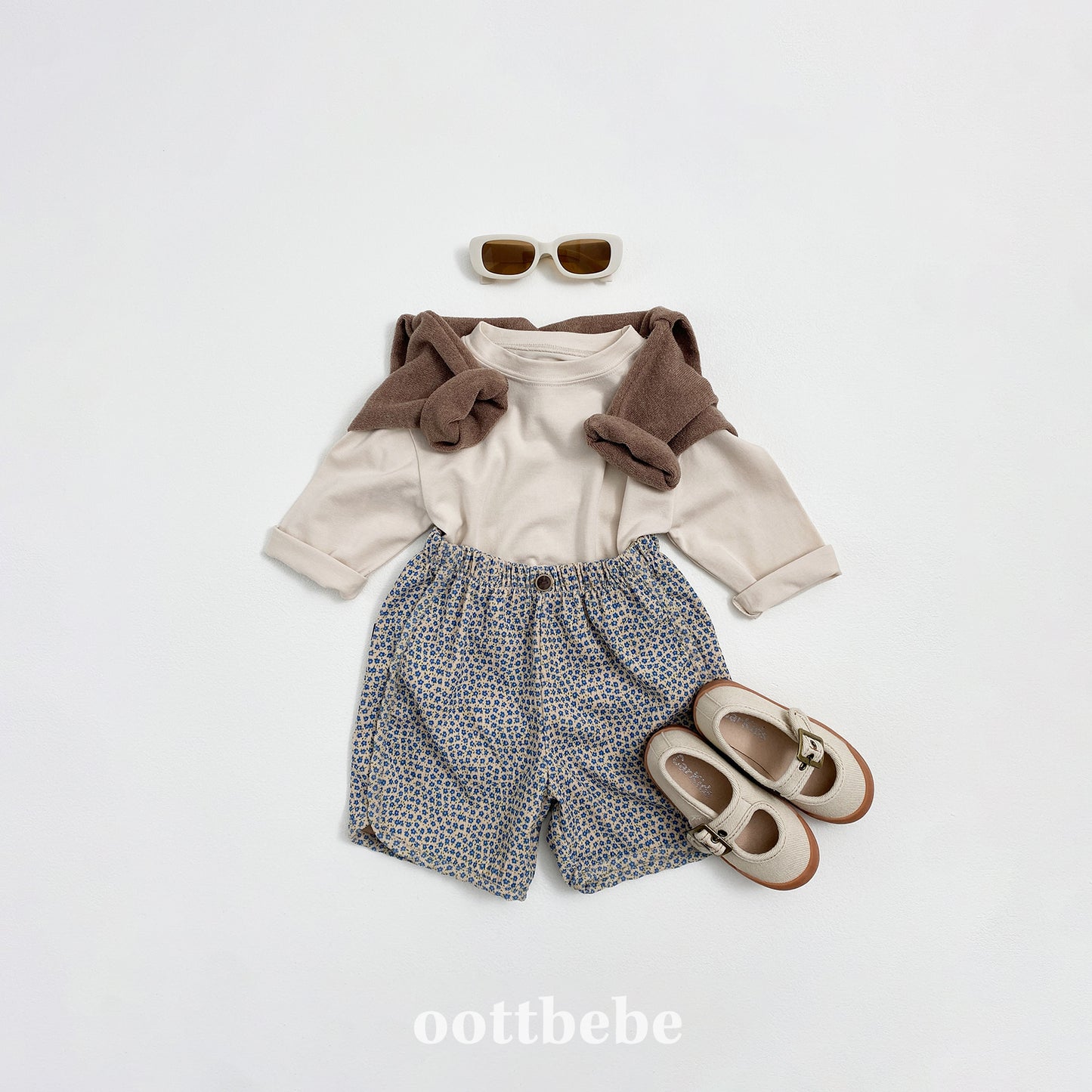 (Pre-order) OOTTBEBE - Bloom Pants (6/10 Length) 블룸팬츠(6부) (2 Colors)