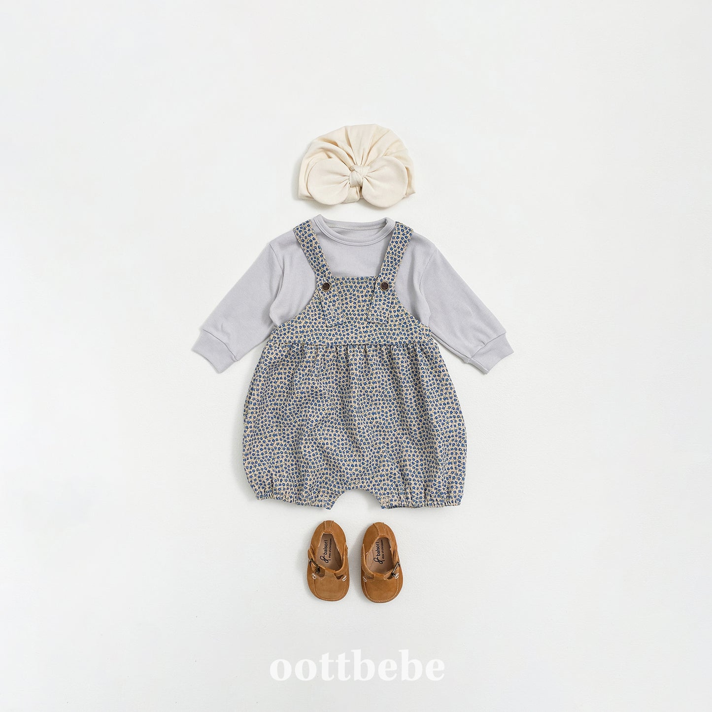 (Pre-order) OOTTBEBE - Creamy Cuff Tee 크리미시보리티 (4 Colors)