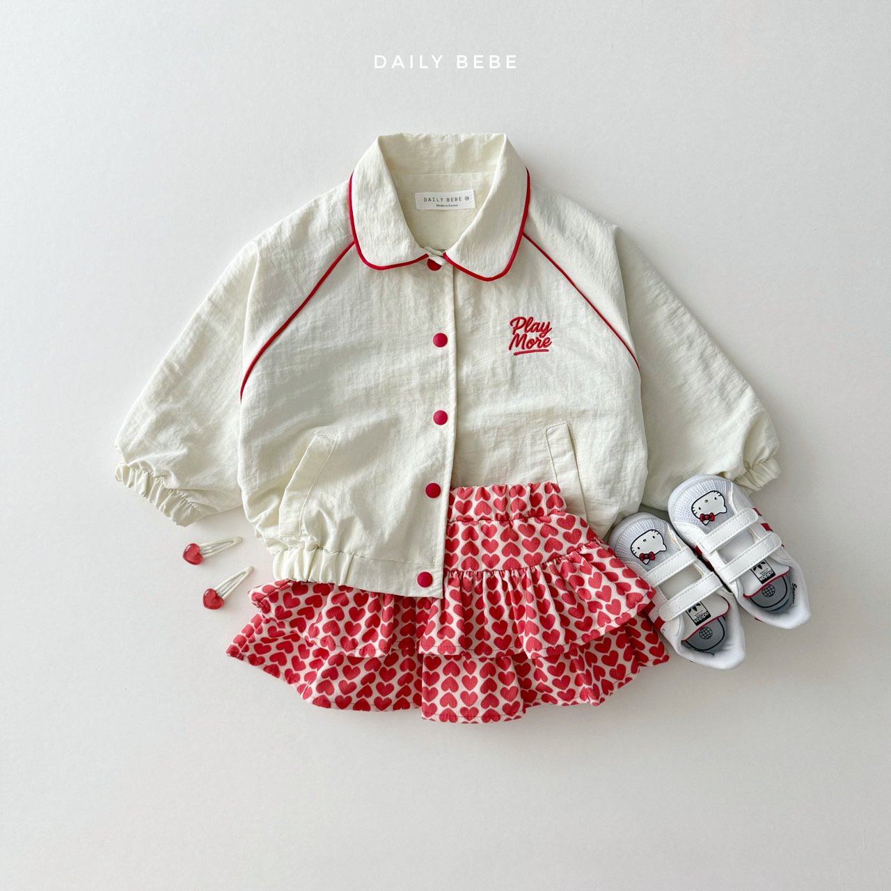 (Pre-order) Daily Bebe - Kids' Play More Jacket 플레이모어 점퍼 (2 Colors)