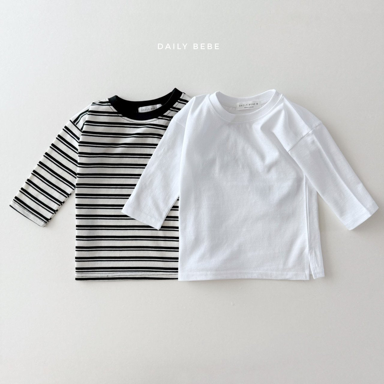 (Pre-order) Daily Bebe - Kids’ New Layered Tee 뉴레이어드티 (2 Colors)