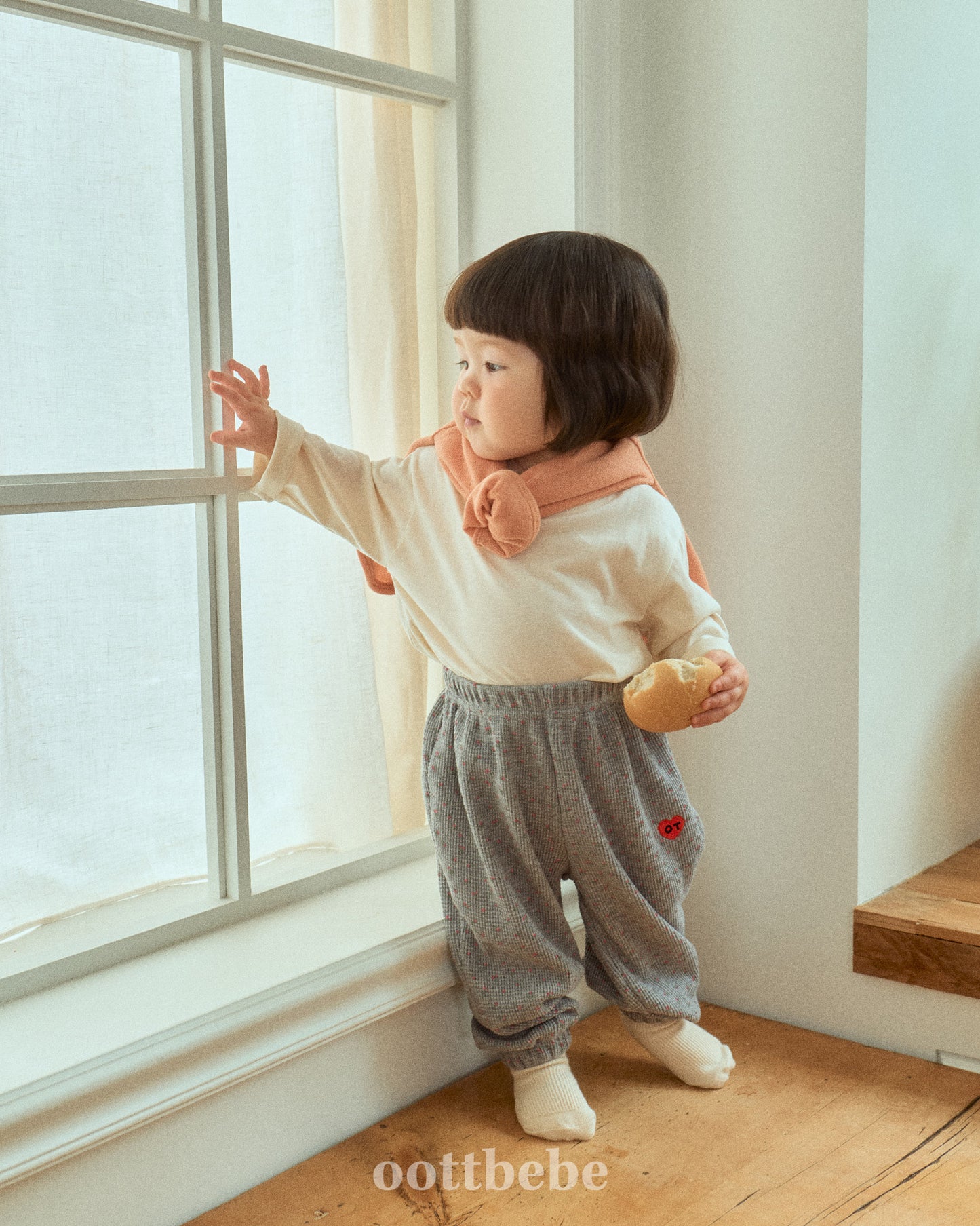 (Pre-order) OOTTBEBE - Melody Gojengi Pants 멜로디고쟁이팬츠 (4 Colors)