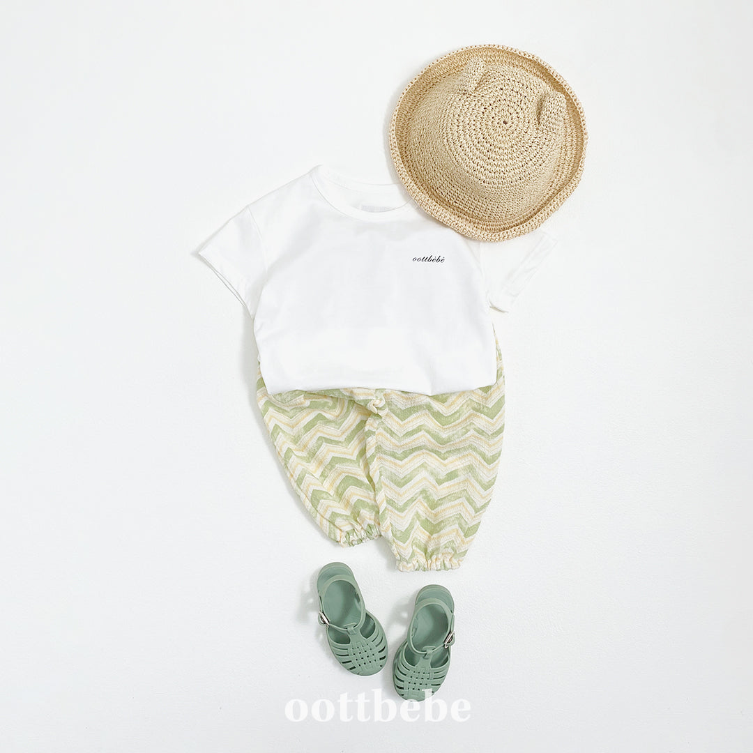(Pre-order) OOTTBEBE - Supima Cotton T-Shirt 수피마티셔츠 키즈 (5 Colors)