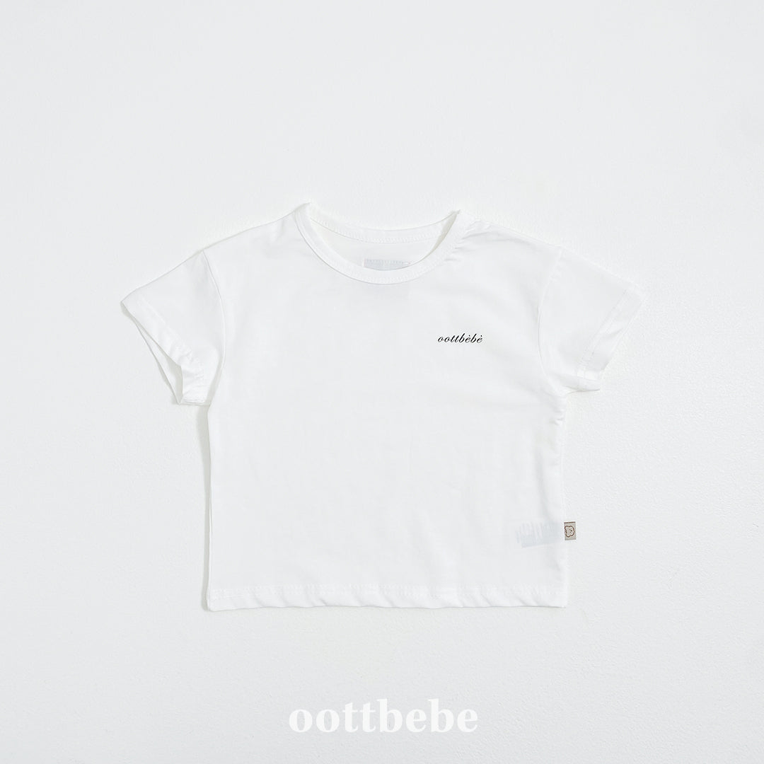 (Pre-order) OOTTBEBE - Supima Cotton T-Shirt 수피마티셔츠 키즈 (5 Colors)