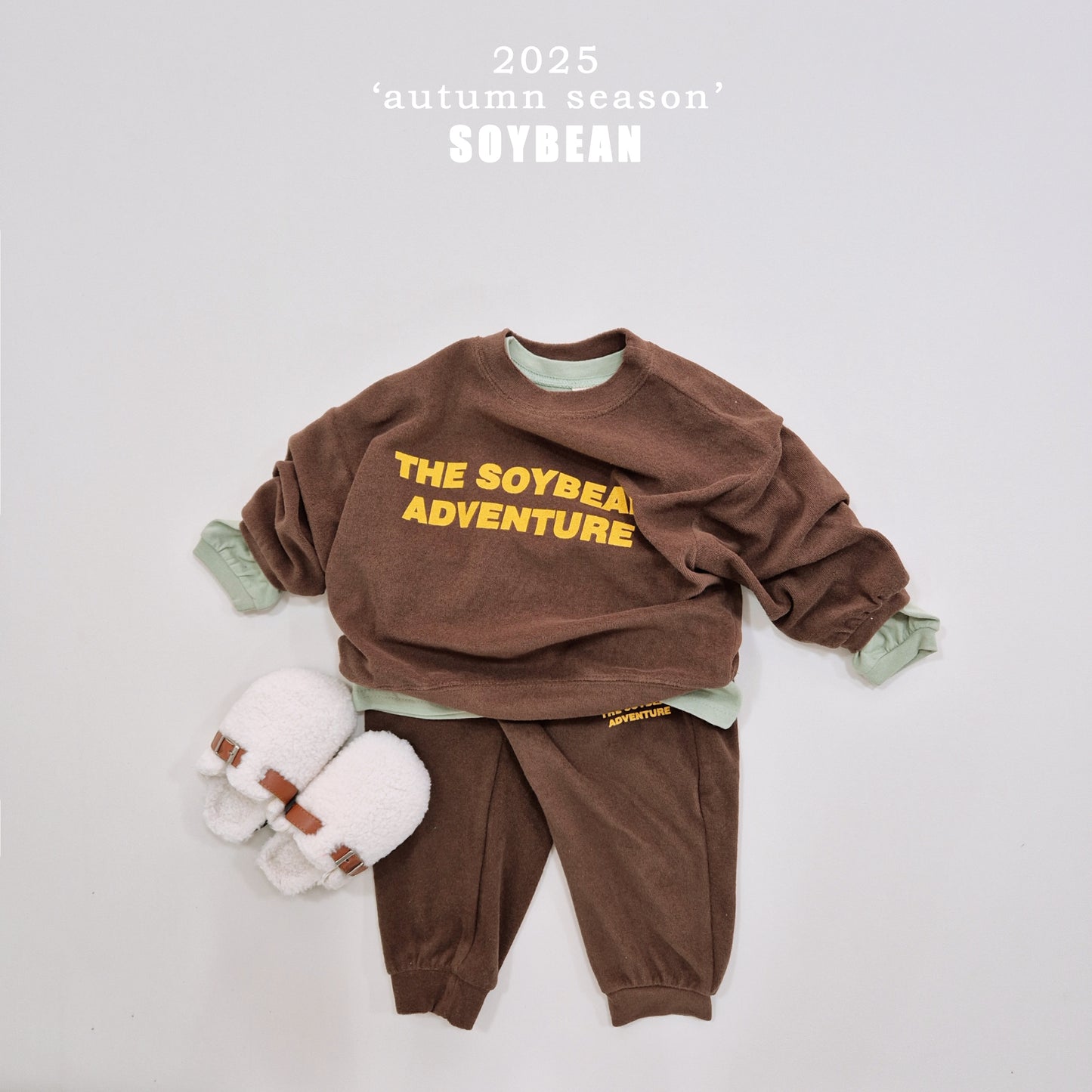 (Pre-order) Soybean Kids - Cotton Sugar Boxy Tee 코튼슈가박스티 (10 Colors)