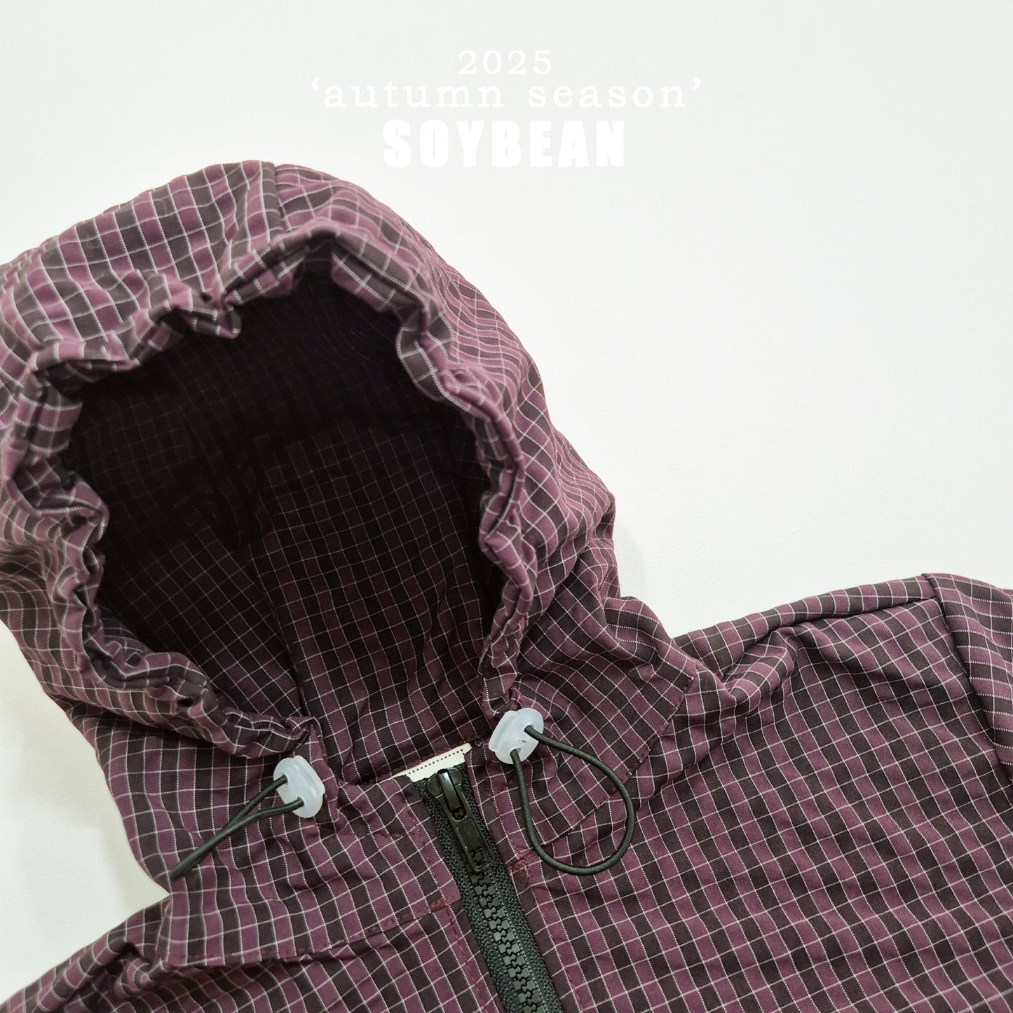(Pre-order) Soybean Kids - Wind Plaid Jacket 윈드플래드자켓 (2 Colors)