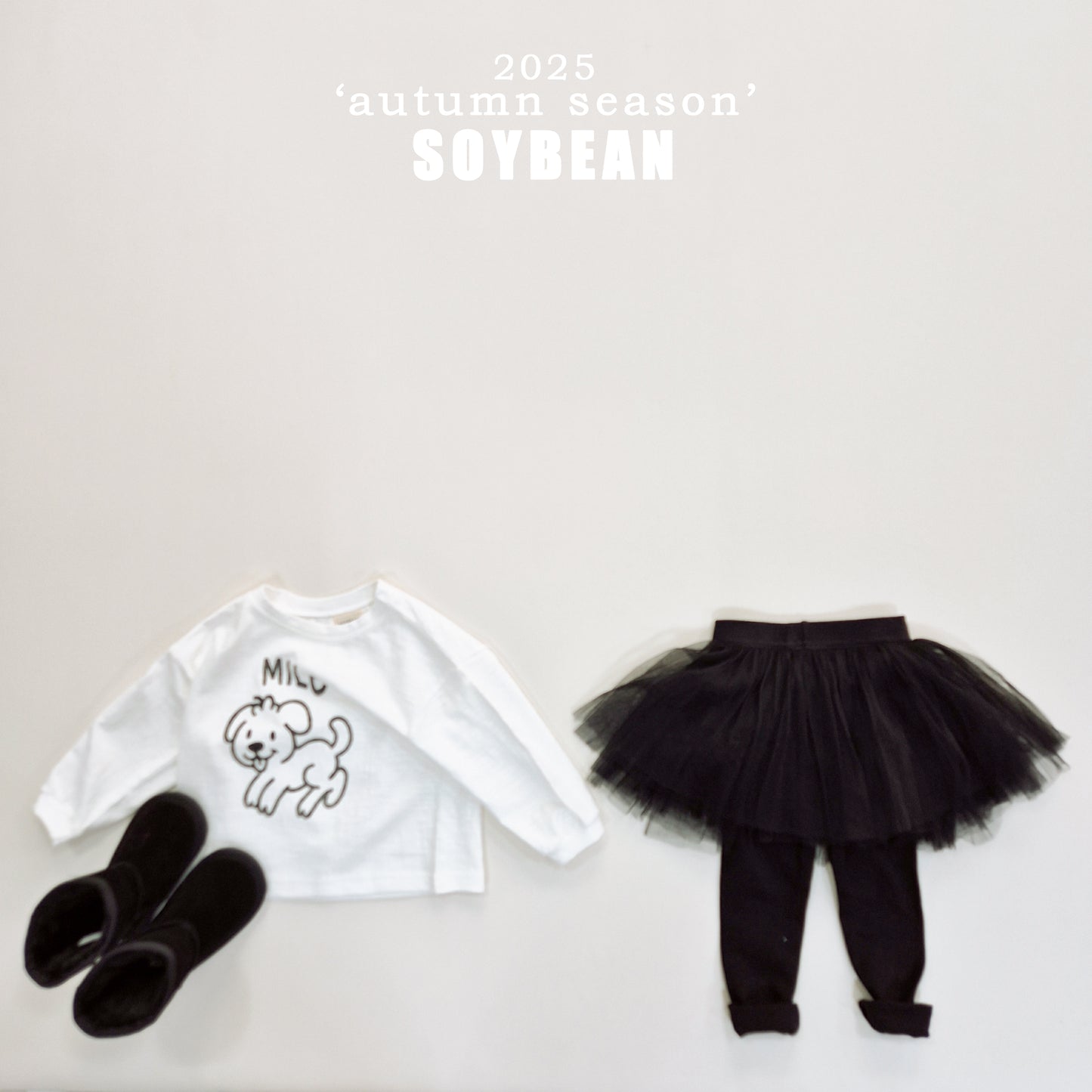 (Pre-order) Soybean Kids - Lovely Tutu Leggings 러블리샤샤치렝스 (3 Colors)