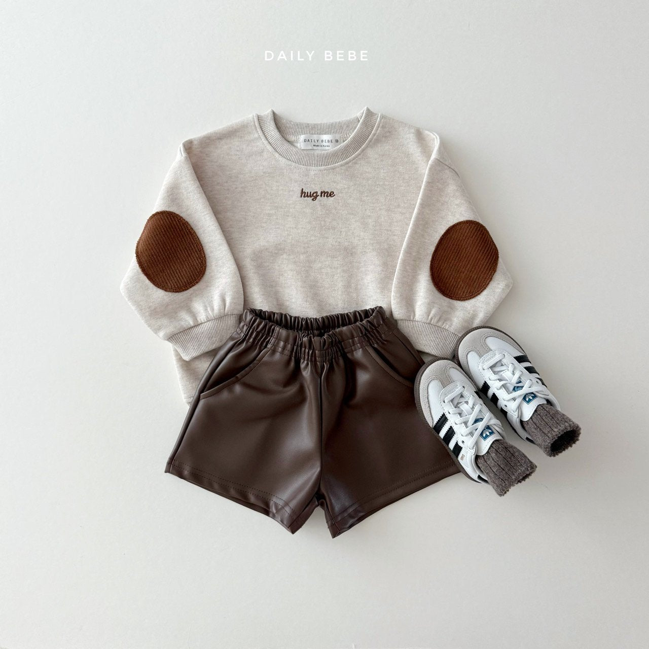 (Pre-order) Daily Bebe - Kids' Hug Me Sweatshirt 허그미 맨투맨 (3 Colors)
