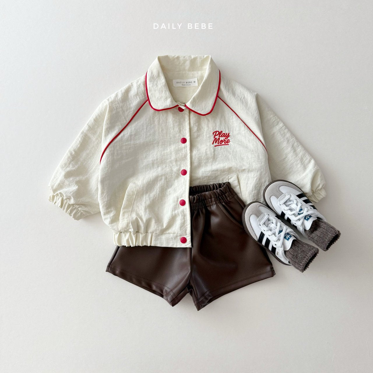 (Pre-order) Daily Bebe - Kids' Play More Jacket 플레이모어 점퍼 (2 Colors)