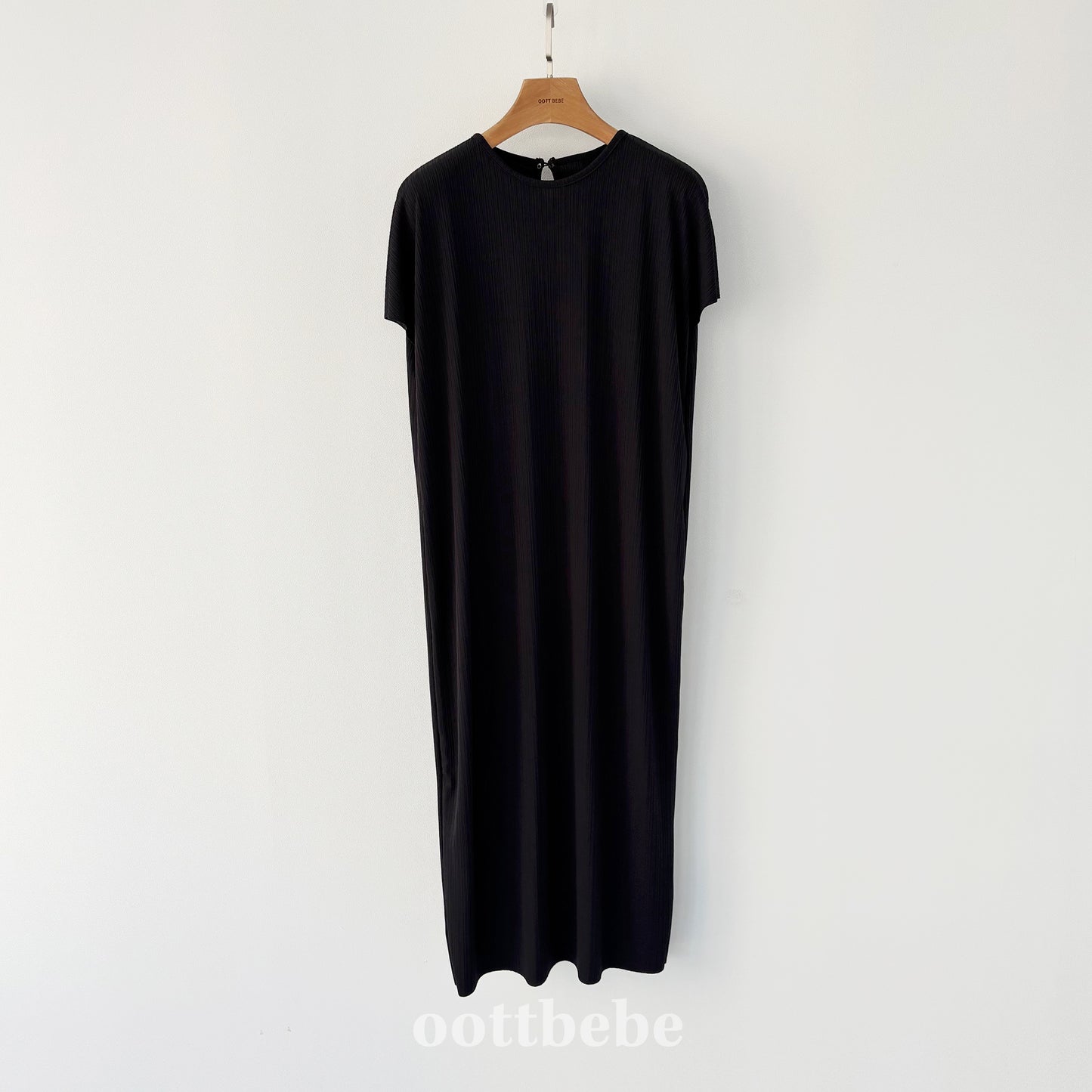 (Pre-order) OOTTBEBE - Mom's Bali Pleats Dress 발리플리츠원피스 (성인) (4 Colors)