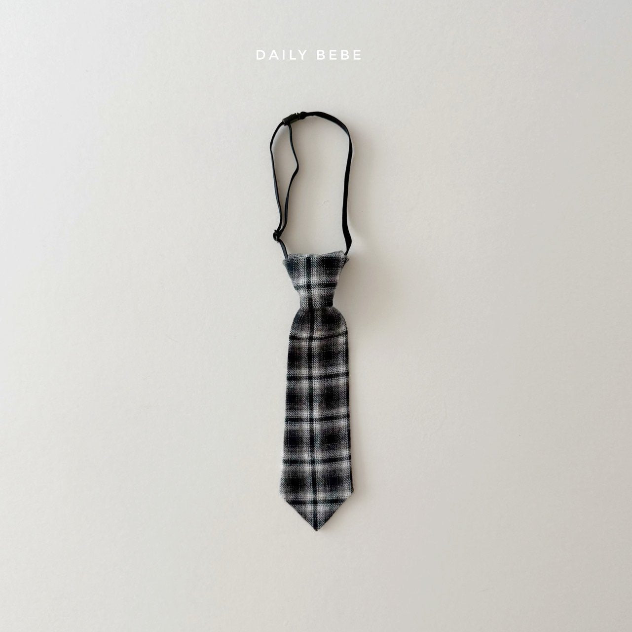 (Pre-order) Daily Bebe - Kids' Check School Necktie 체크 스쿨 넥타이 (2 Colors)