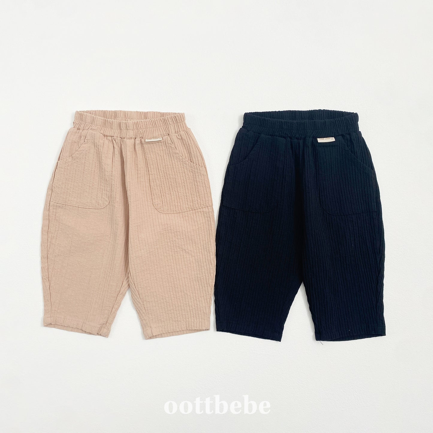 (Pre-order) OOTTBEBE - Playful Pocket Pants 위트포켓팬츠 (2 Colors)