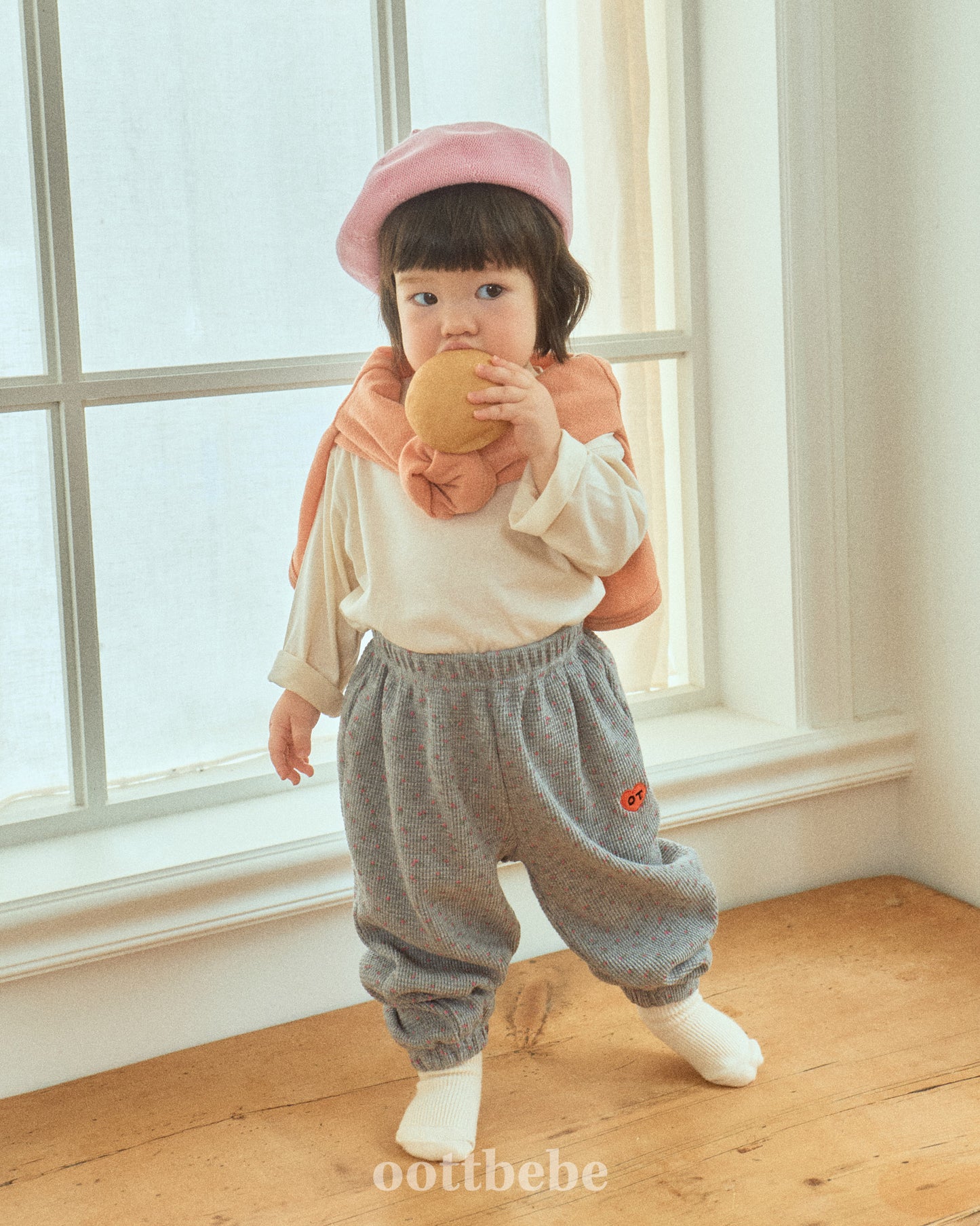 (Pre-order) OOTTBEBE - Melody Gojengi Pants 멜로디고쟁이팬츠 (4 Colors)