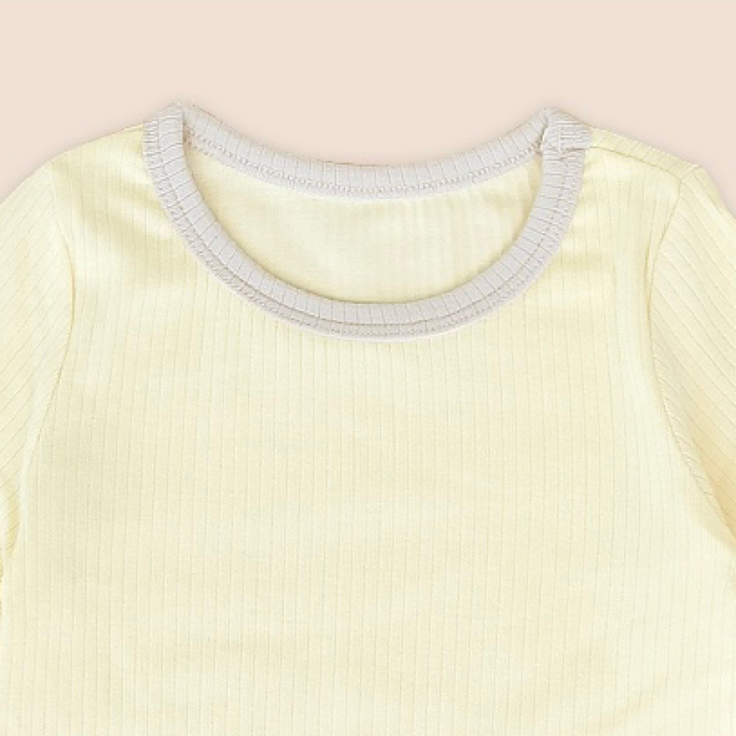 (Bebelaon) Modal Ribbed Pajama Set (4 Colors)