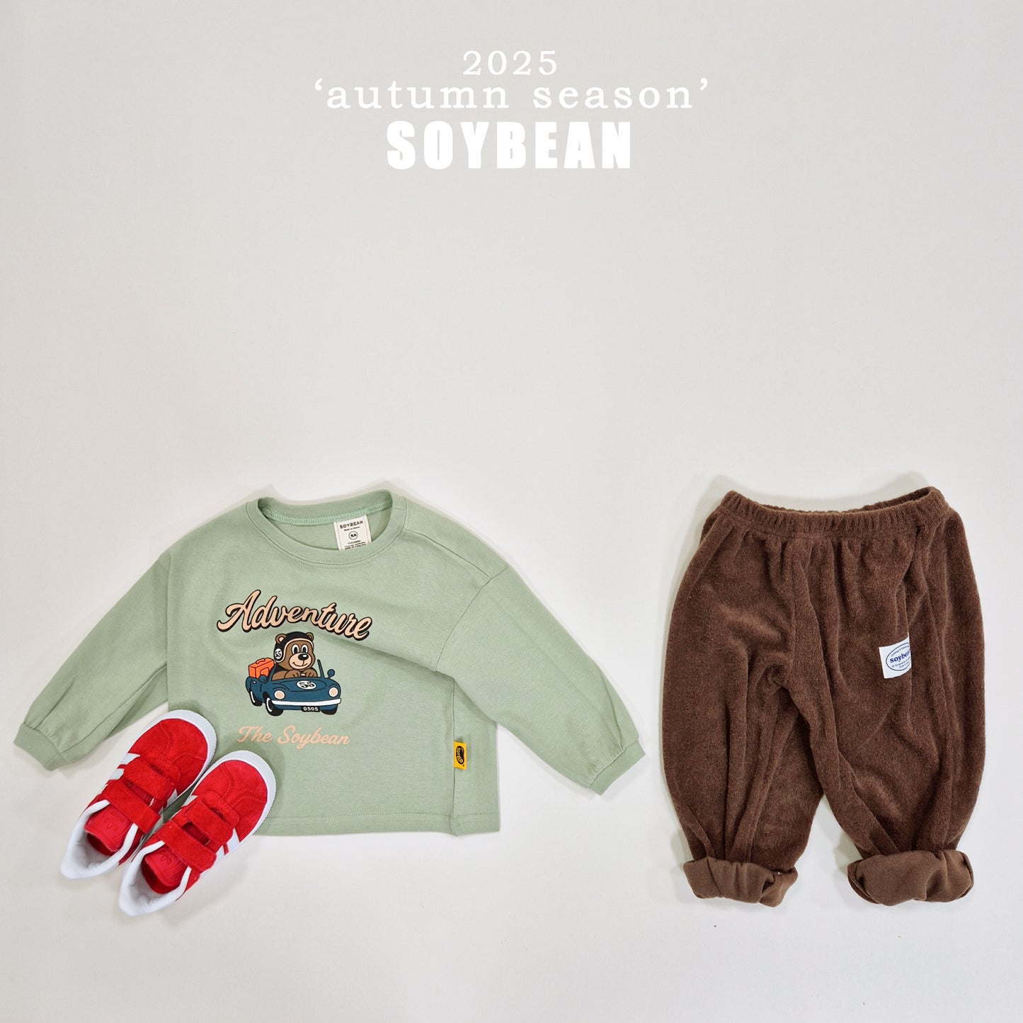 (Pre-order) Soybean Kids - Terry Jogger Pants 테리조거팬츠 (7 Colors)