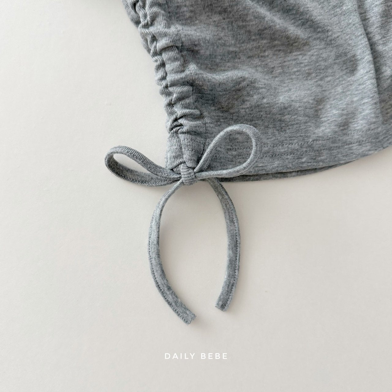(Pre-order) Daily Bebe - Kids’ Side Shirring Top & Bottom Set 옆셔링세트 (2 Colors)