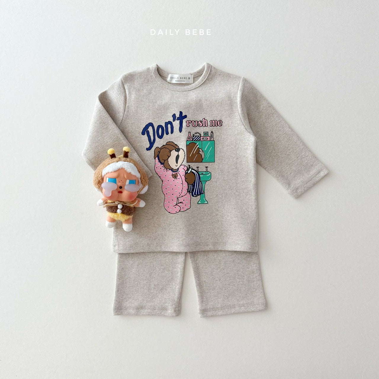 (Pre-order) Daily Bebe - Kids’ Sleepy Loungewear Set 슬리피 실내복 (2 Colors)