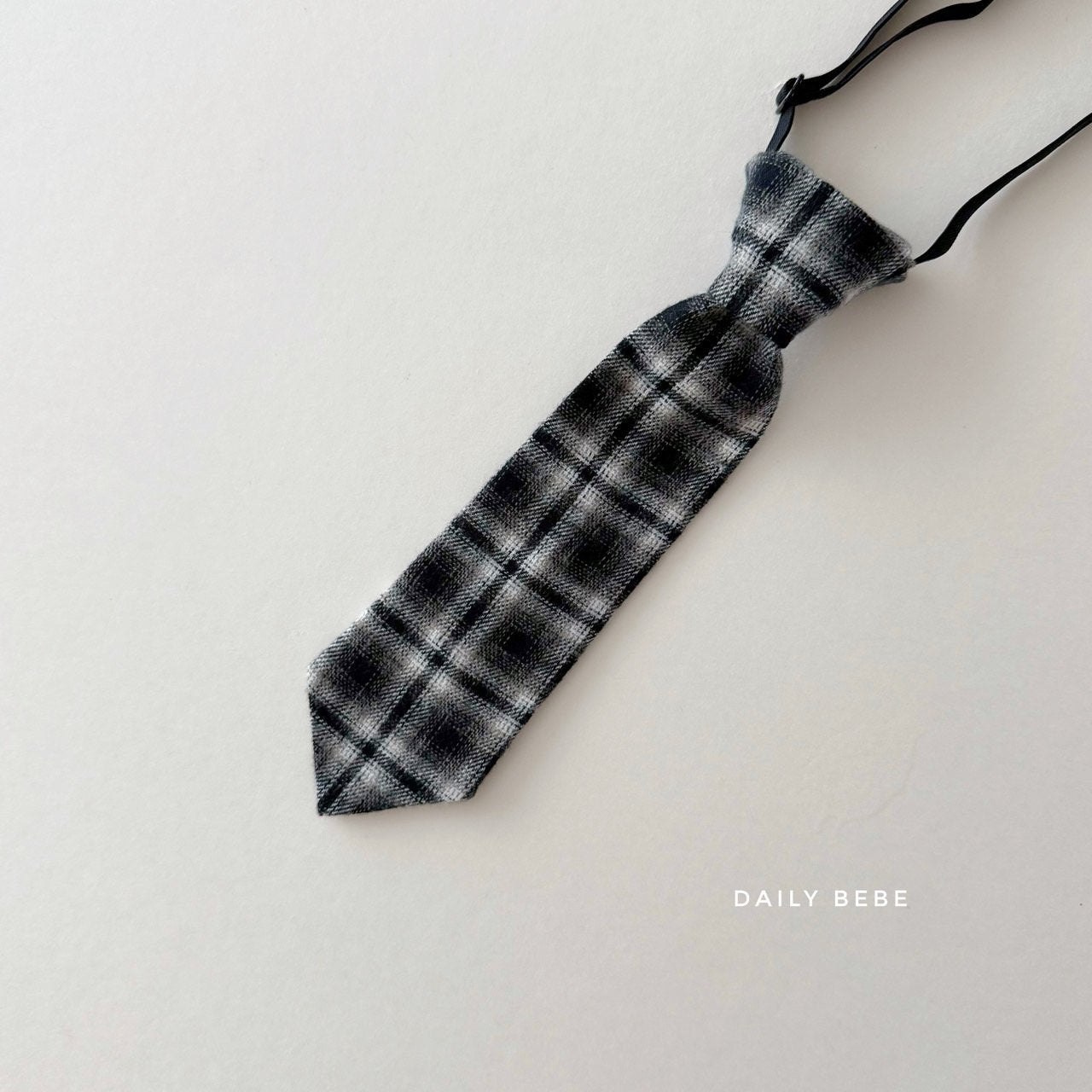 (Pre-order) Daily Bebe - Kids' Check School Necktie 체크 스쿨 넥타이 (2 Colors)