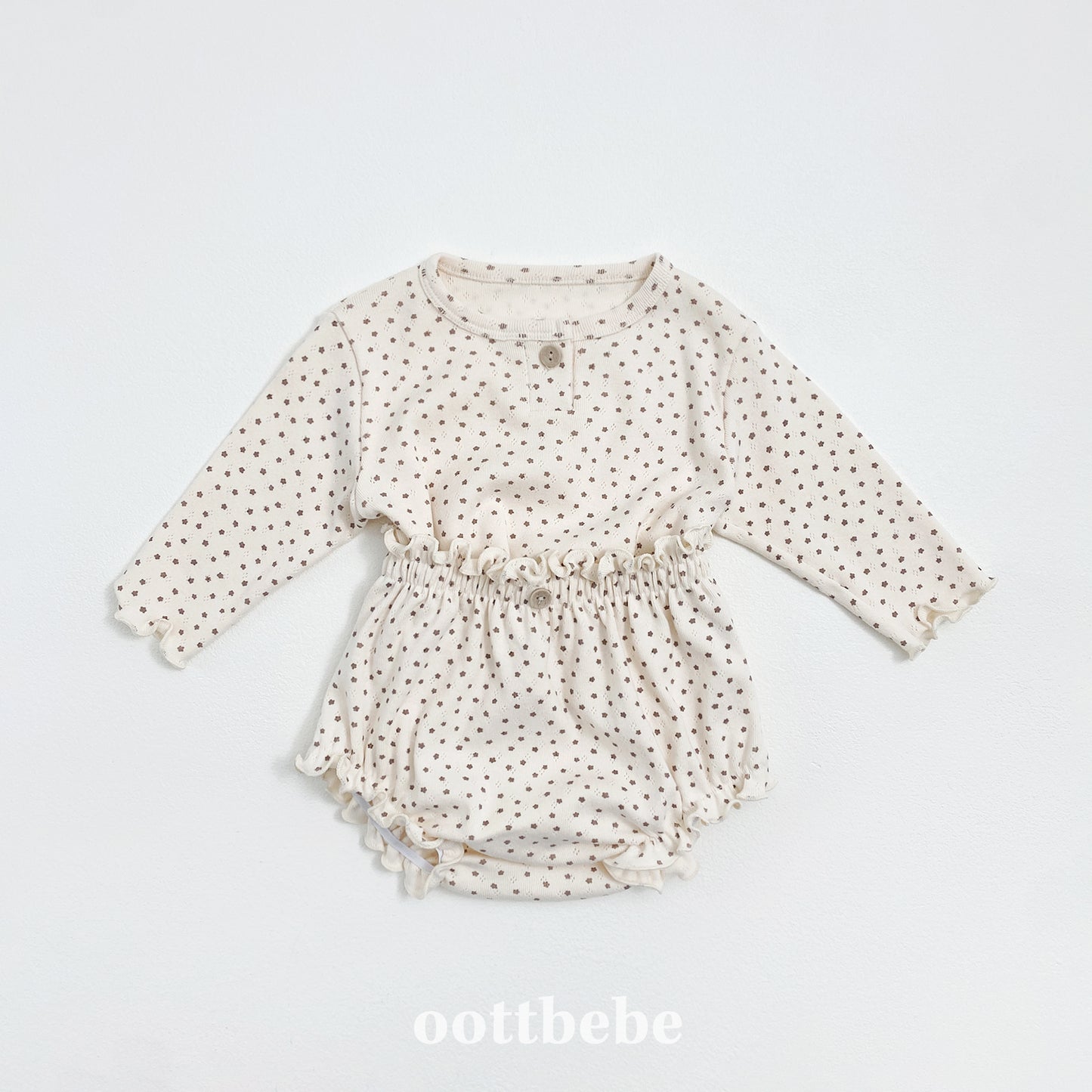 (Pre-order) OOTTBEBE - Star Candy Bloomer Set 별사탕블루머Set (2 Colors)