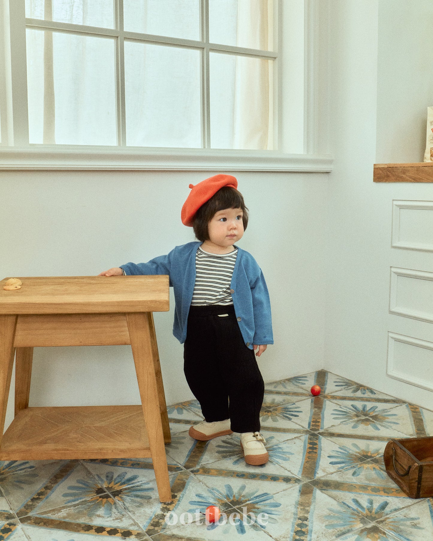 (Pre-order) OOTTBEBE - Playful Pocket Pants 위트포켓팬츠 (2 Colors)