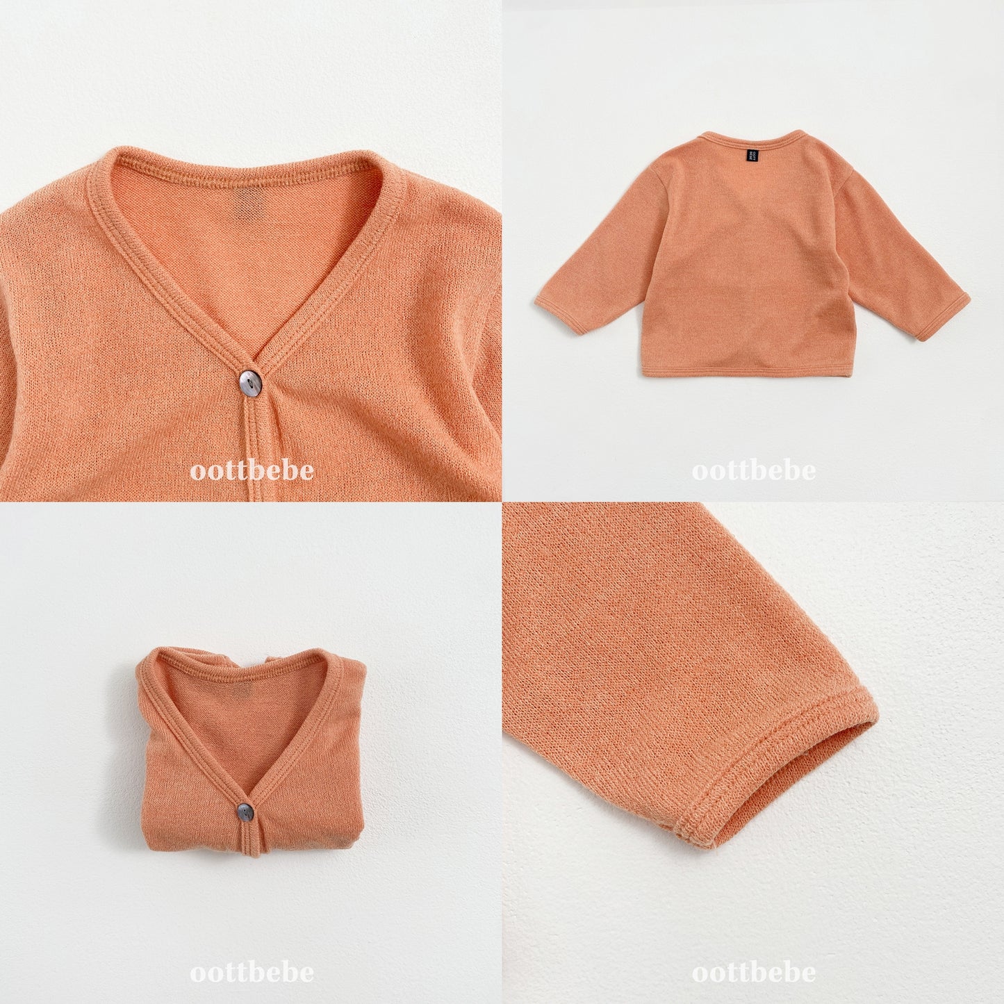 (Pre-order) OOTTBEBE - Autumn Cardigan 어텀가디건 (4 Colors)