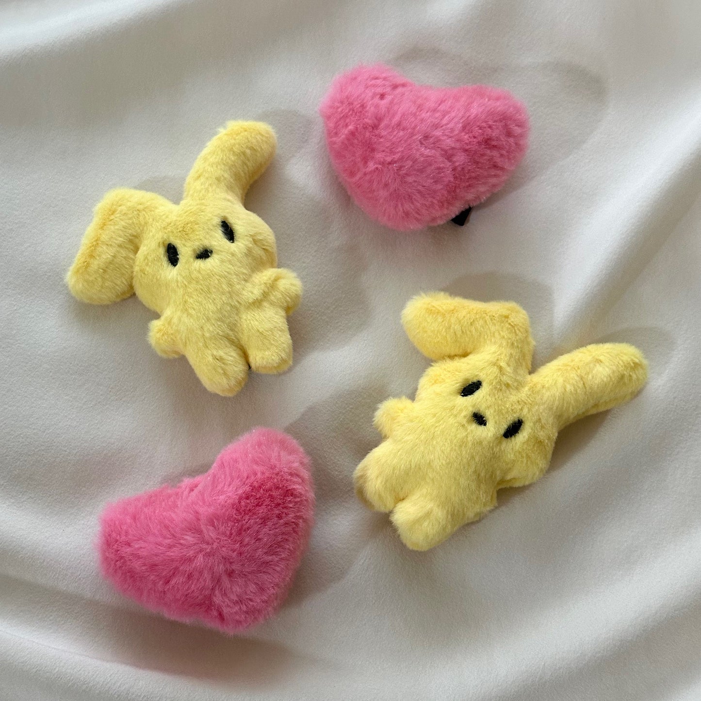 (Chenny Bong Bong) Kids’ Pink Heart Hair Clip (1 Piece)