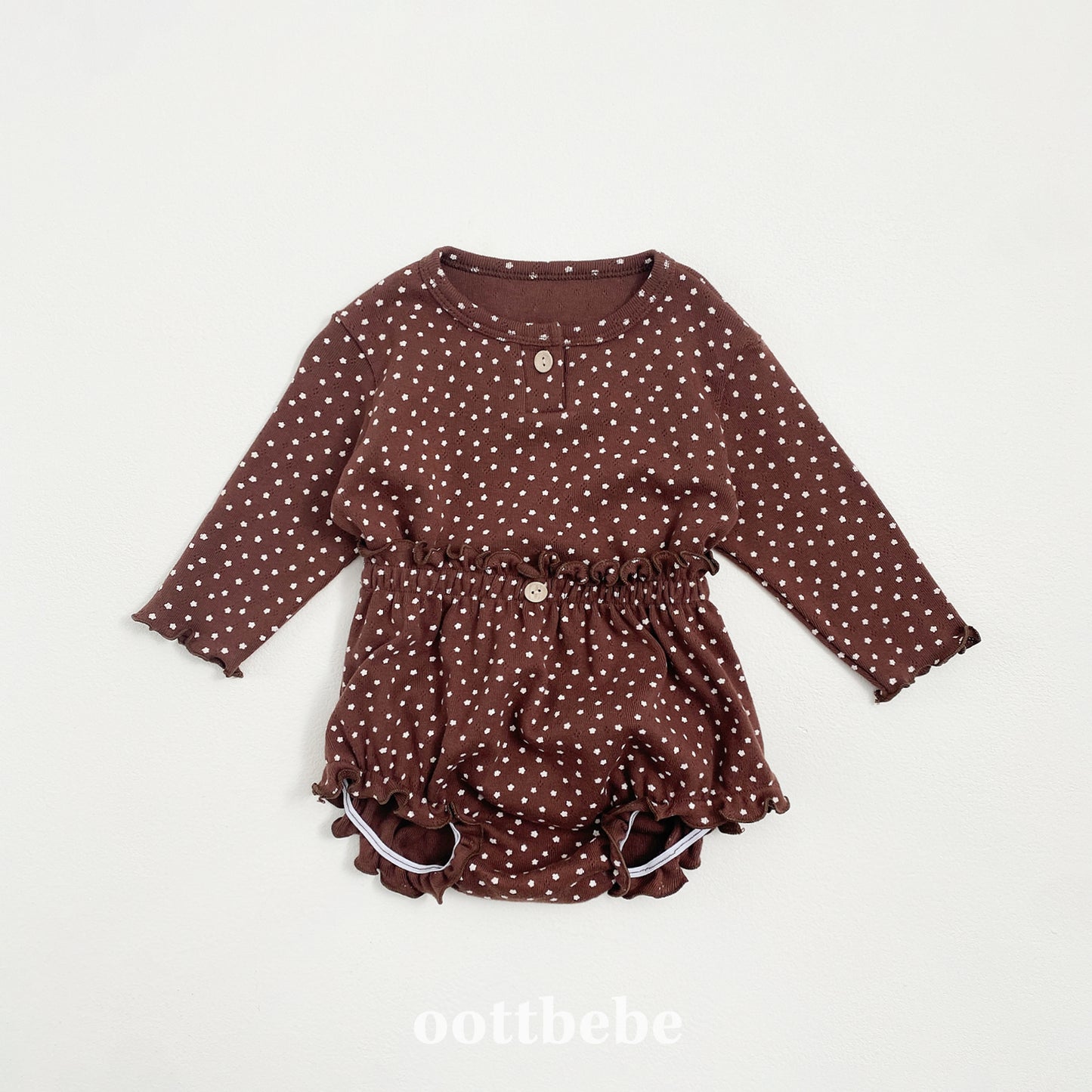 (Pre-order) OOTTBEBE - Star Candy Bloomer Set 별사탕블루머Set (2 Colors)