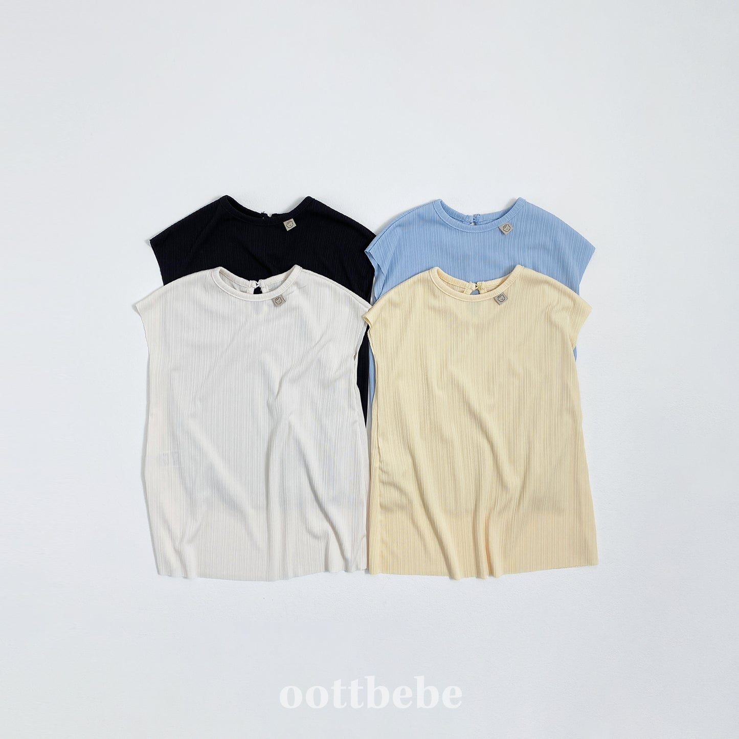 (Pre-order) OOTTBEBE - Bali Pleats Dress 발리플리츠원피스 (4 Colors)