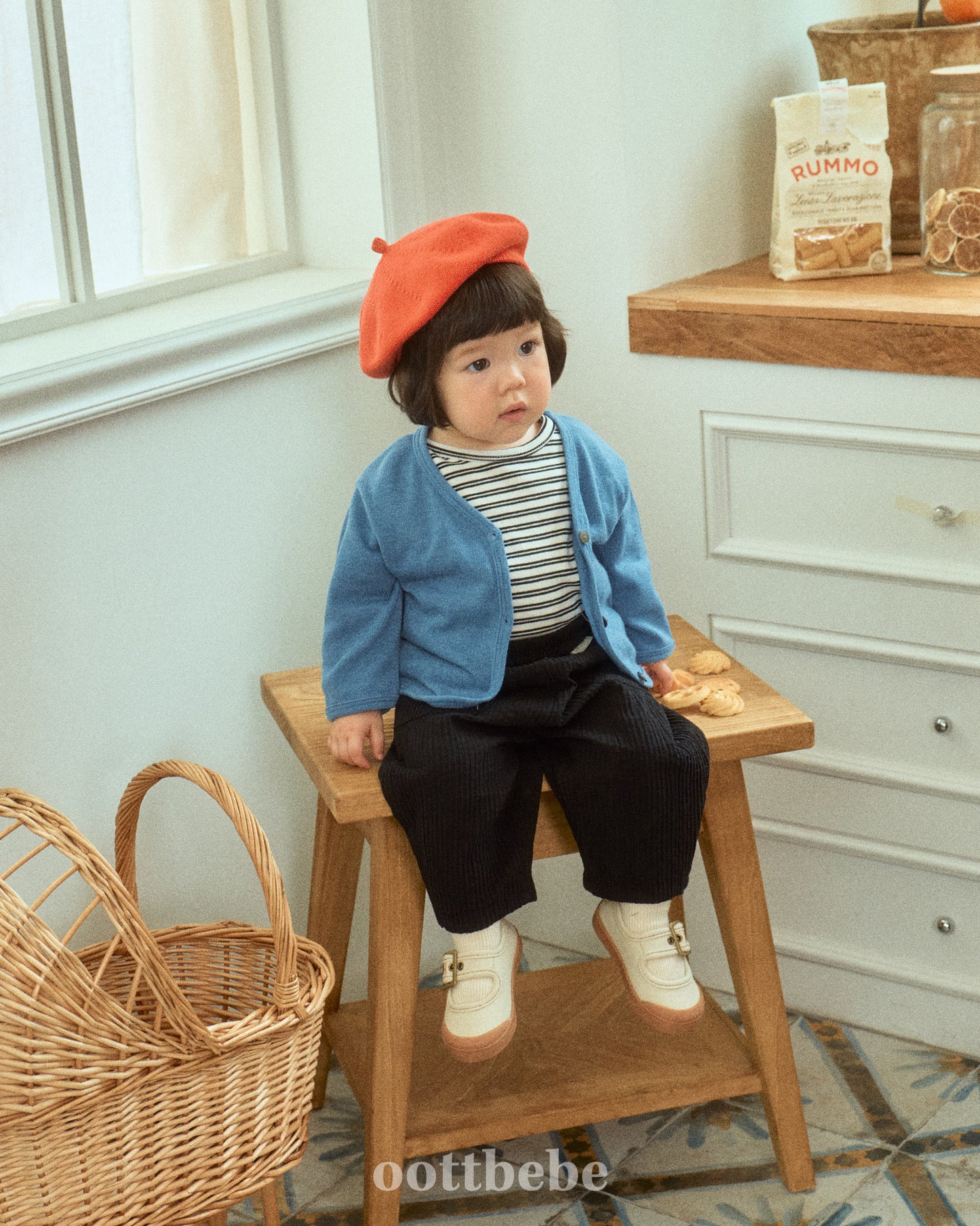 (Pre-order) OOTTBEBE - Playful Pocket Pants 위트포켓팬츠 (2 Colors)