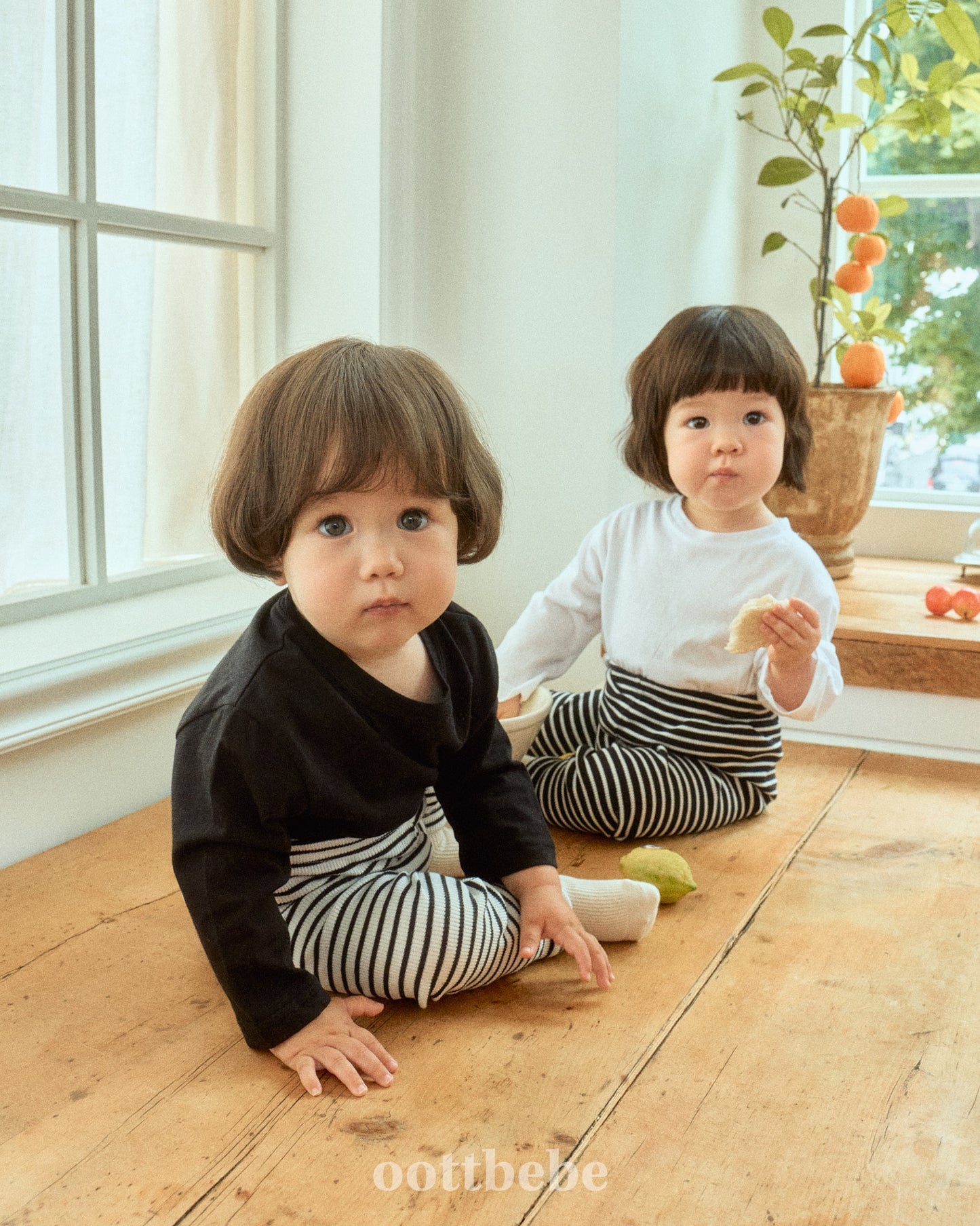 (Pre-order) OOTTBEBE - Simple Leggings 3-Piece Set 심플레깅스 1+1+1(3종세트) (2 Colors)