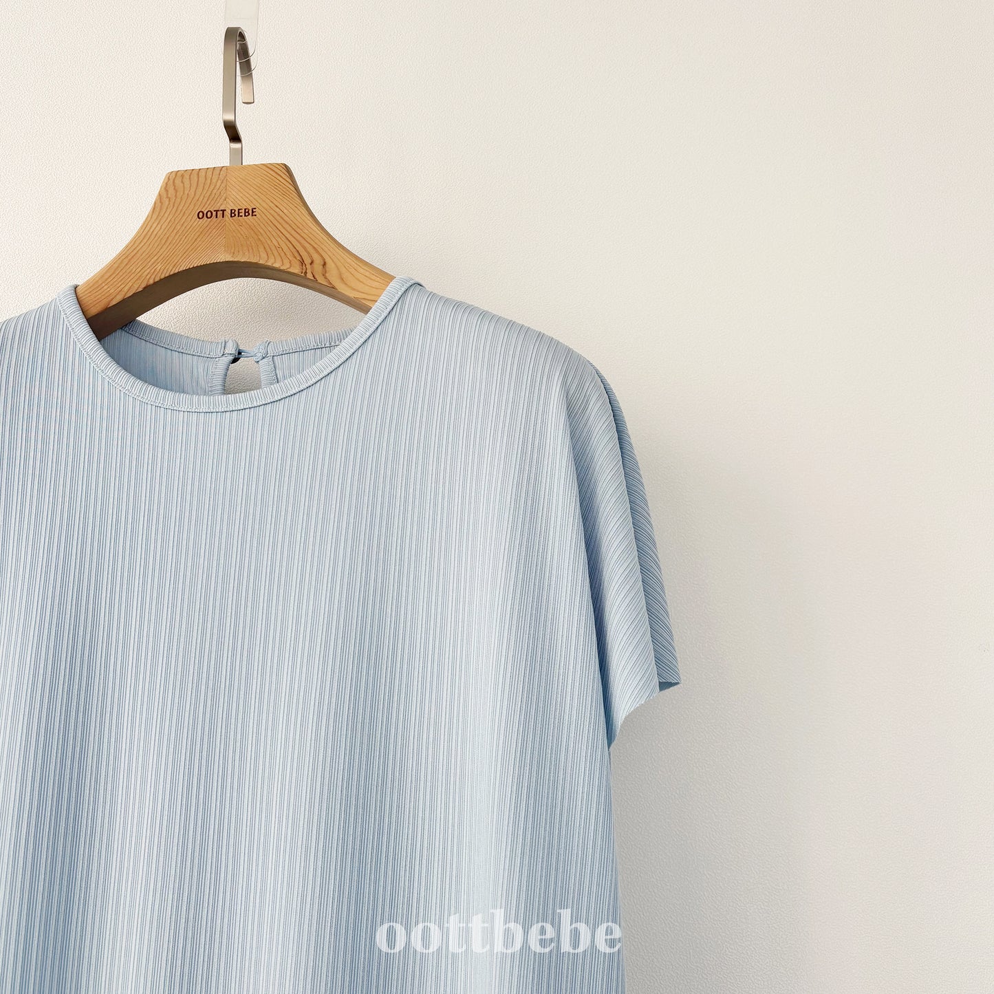 (Pre-order) OOTTBEBE - Mom's Bali Pleats Dress 발리플리츠원피스 (성인) (4 Colors)
