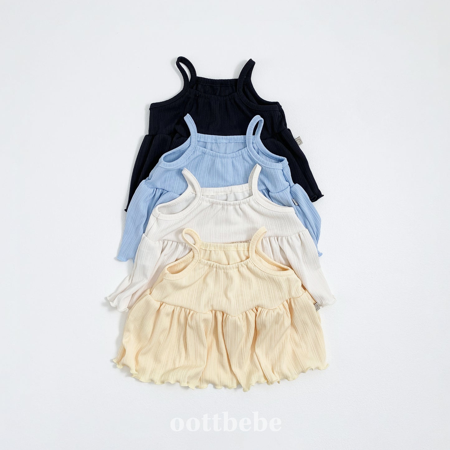 (Pre-order) OOTTBEBE - Bali Tank Suit + Bloomer Set 발리나시슈트+블루머세트 (4 Colors)