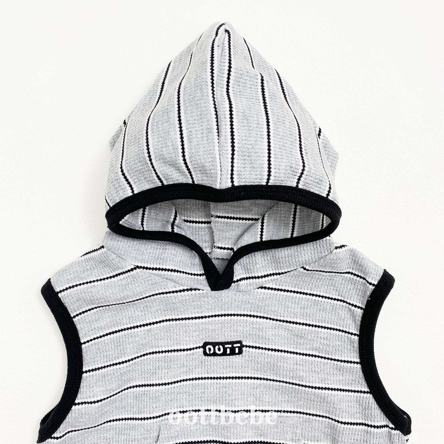 (Pre-order) OOTTBEBE - Urban Stripe Hooded Suit 어반스트라이프후드슈트 (2 Colors)