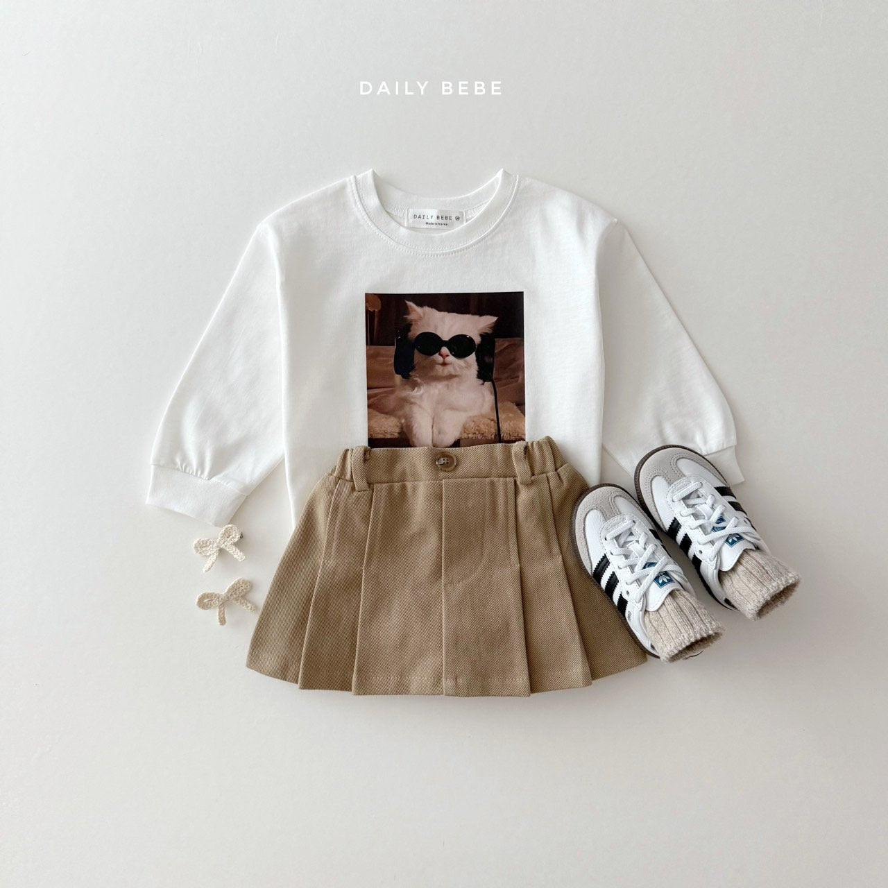 (Pre-order) Daily Bebe - Kids' Miu Skirts 미우 스커트 (2 Colors)