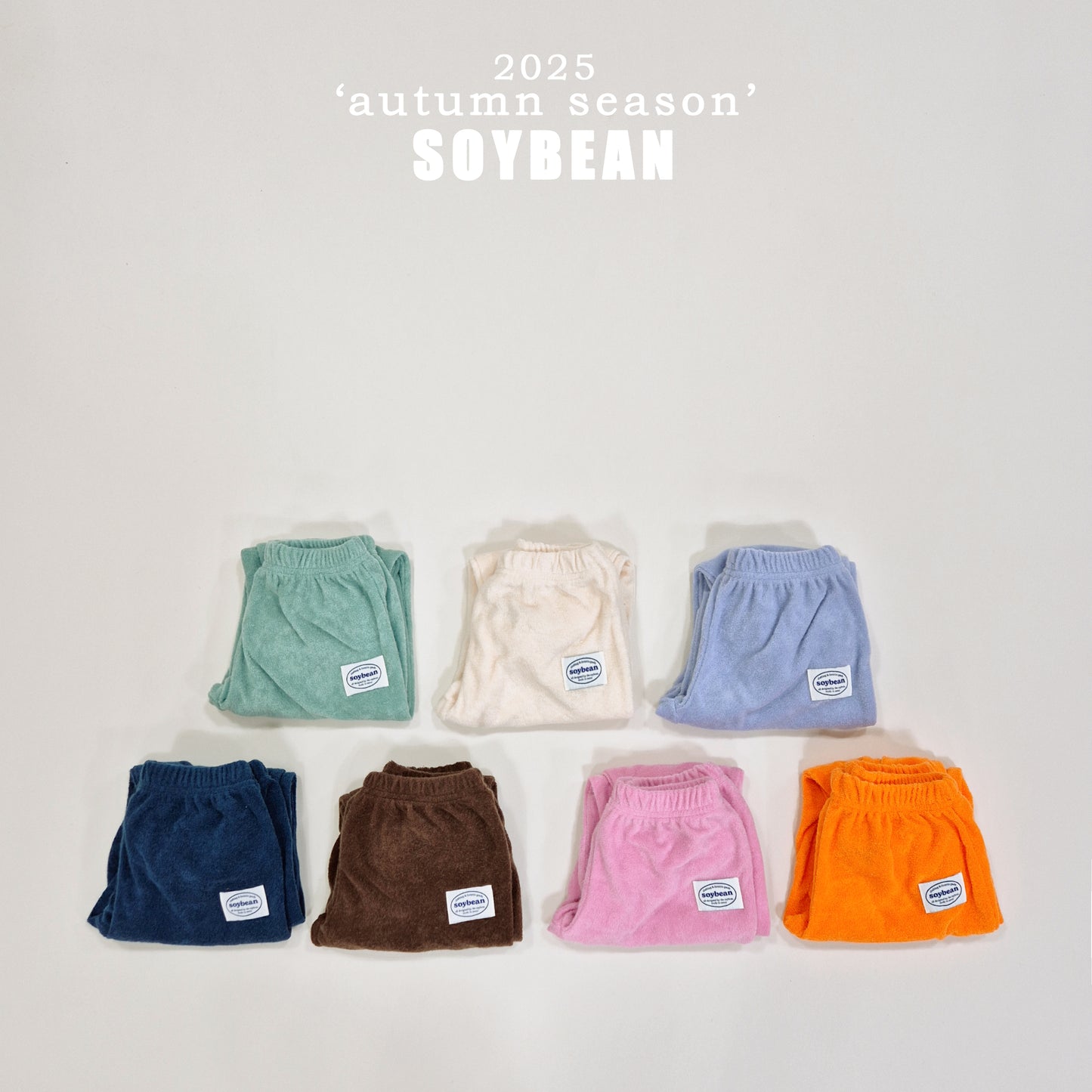 (Pre-order) Soybean Kids - Terry Jogger Pants 테리조거팬츠 (7 Colors)