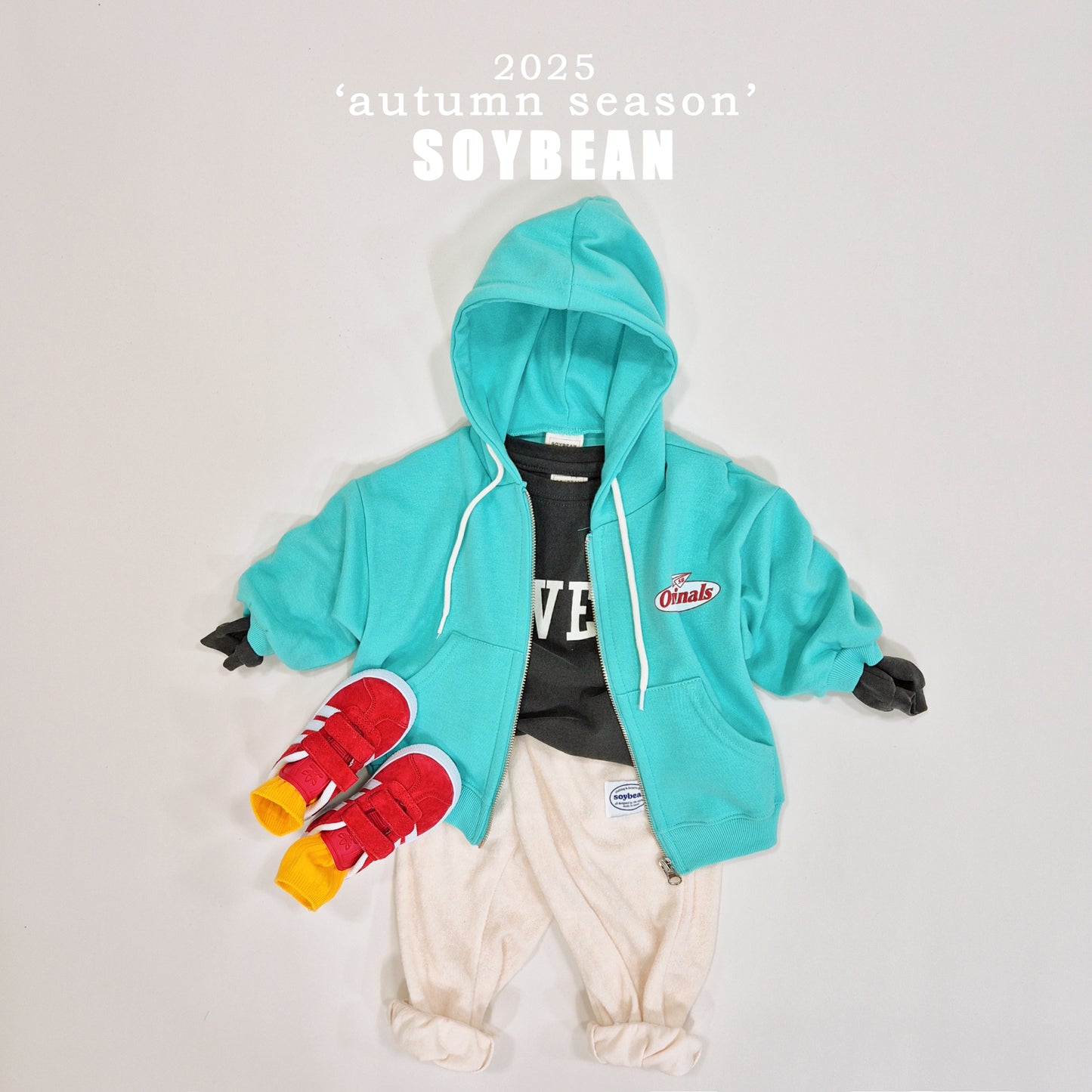 (Pre-order) Soybean Kids - Original Hood Zip-Up 오리지날후드집업 (3 Colors)