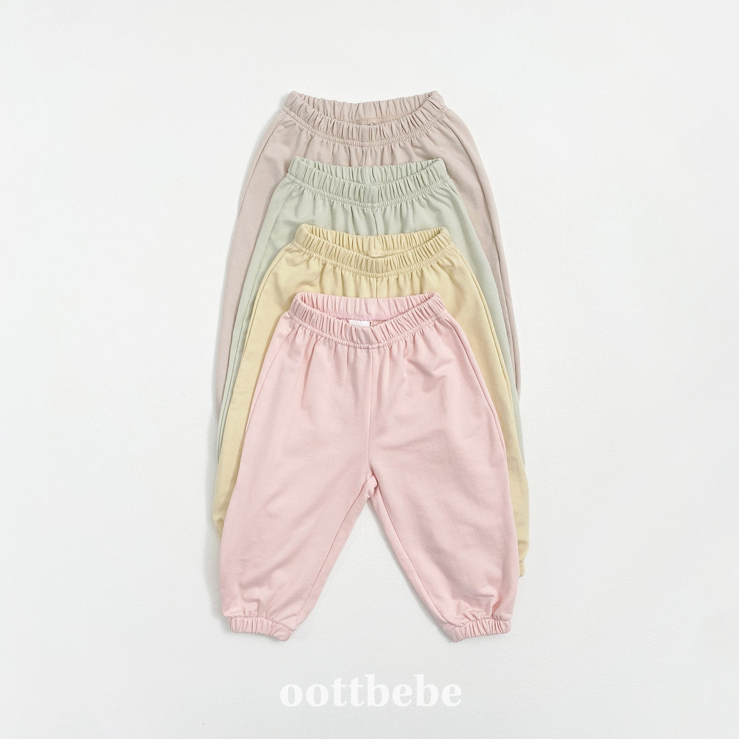 (Pre-order) OOTTBEBE - Petit Modal Top & Bottom Set (Stretch Terry) 쁘띠모달상하복(쮸리스판) (4 Colors)
