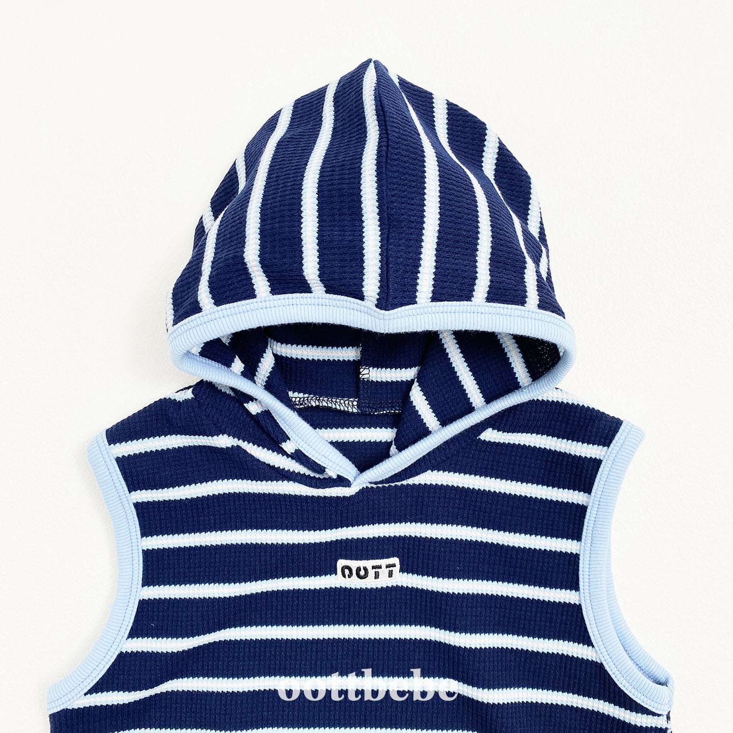 (Pre-order) OOTTBEBE - Urban Stripe Hooded Suit 어반스트라이프후드슈트 (2 Colors)