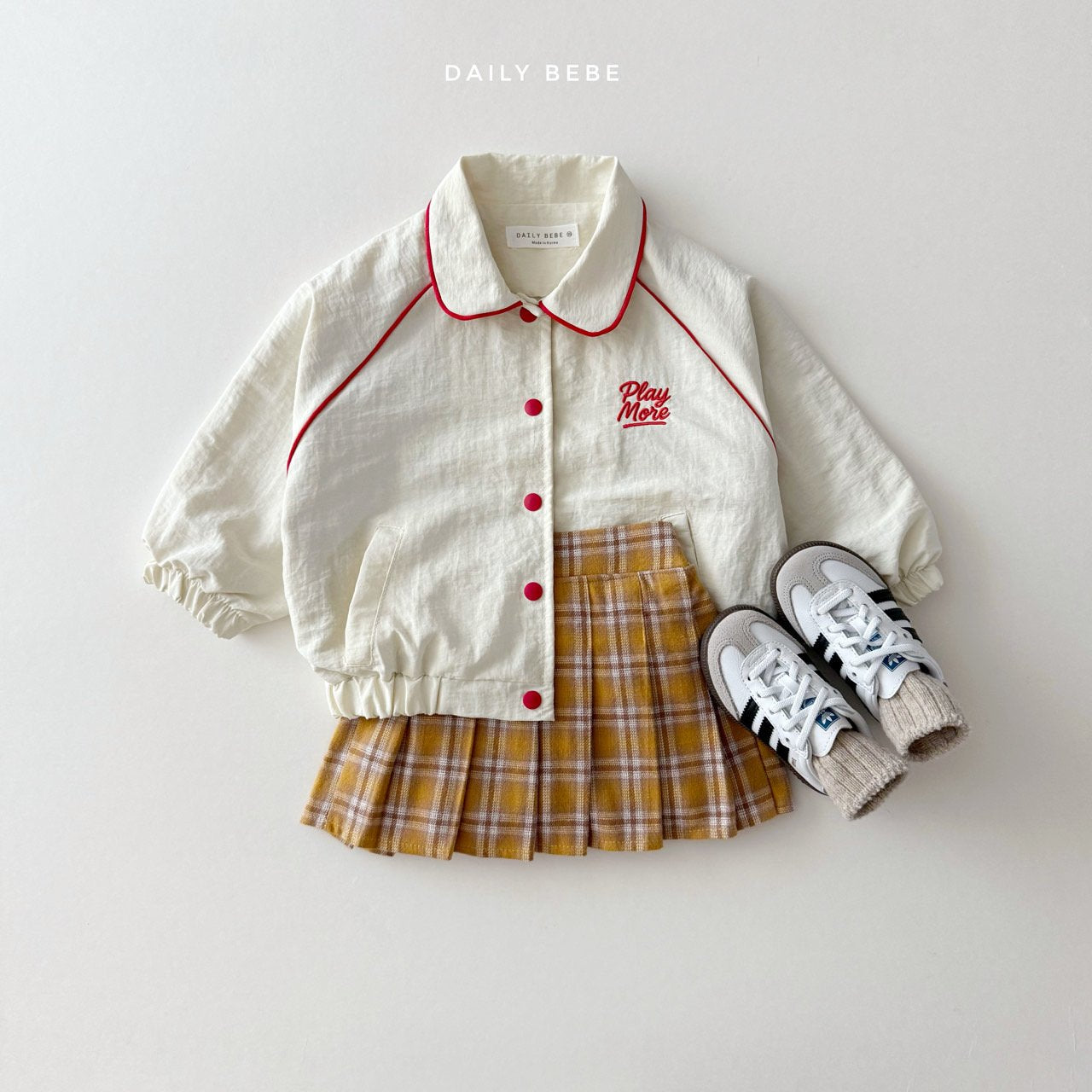 (Pre-order) Daily Bebe - Kids' Play More Jacket 플레이모어 점퍼 (2 Colors)
